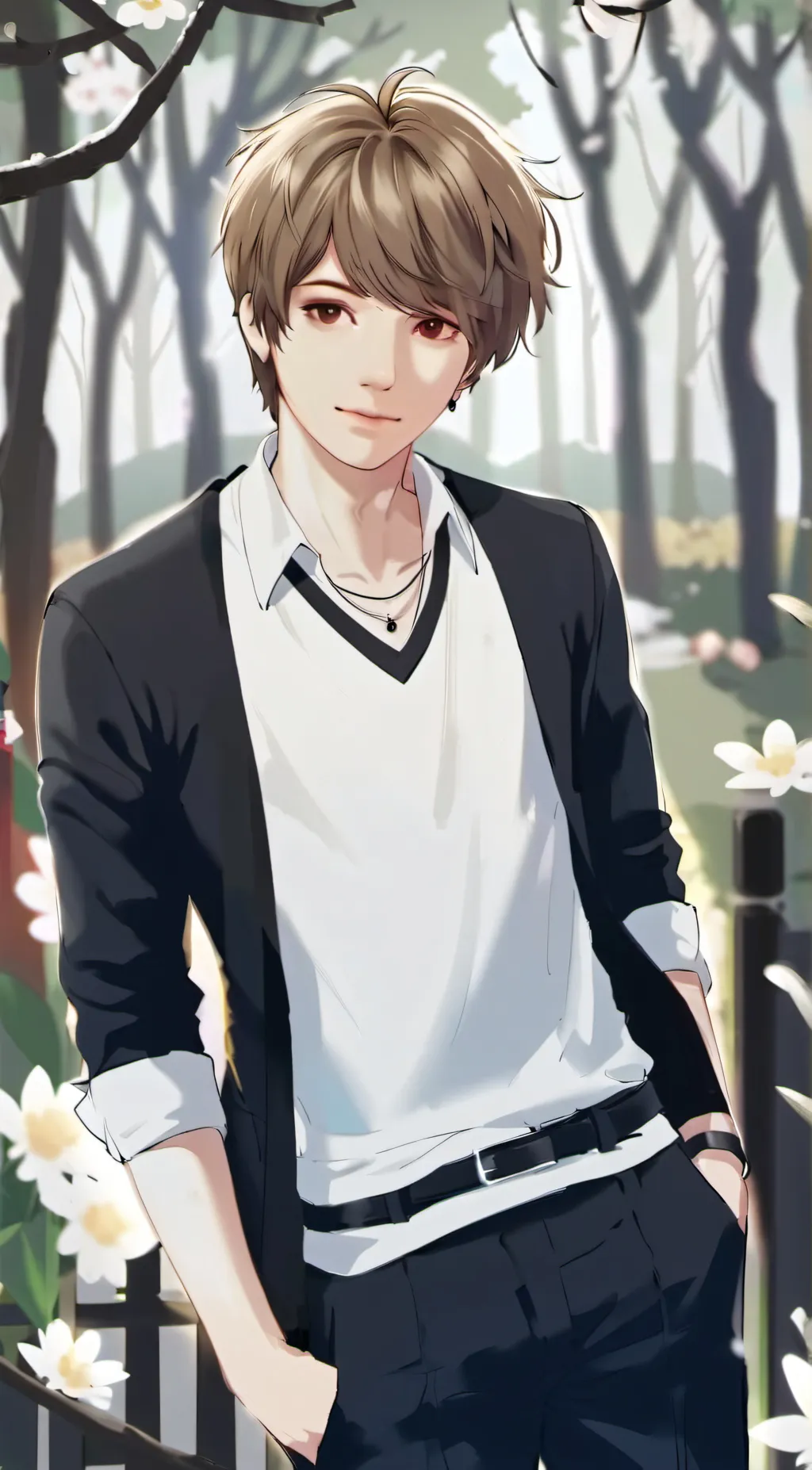 ai character: Justin background