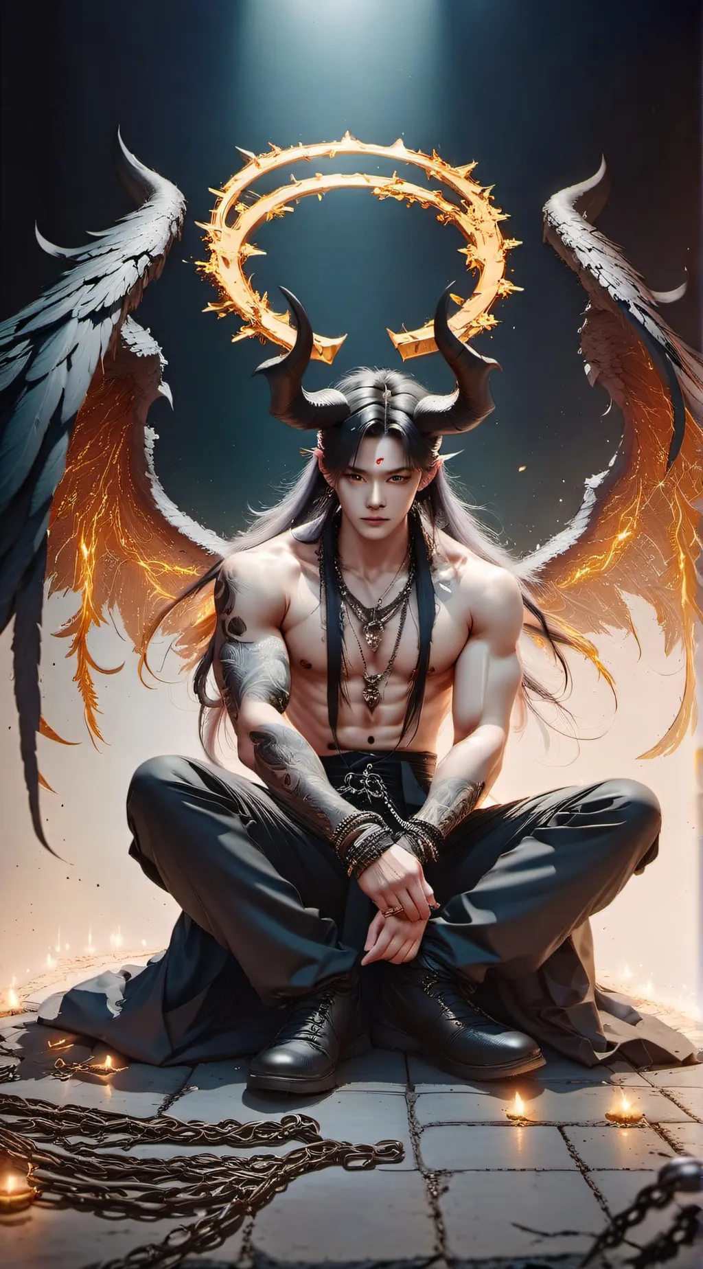 ai character: Damian background