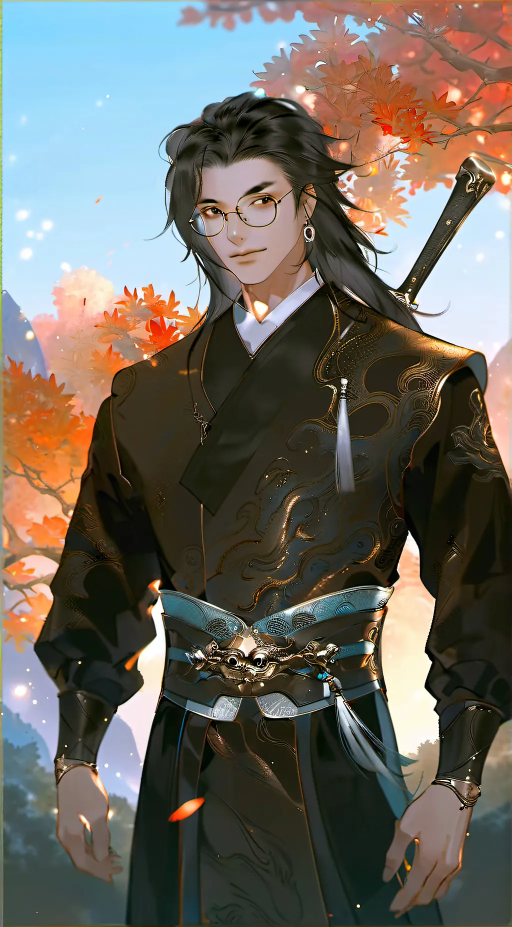 ai character: Leo  background