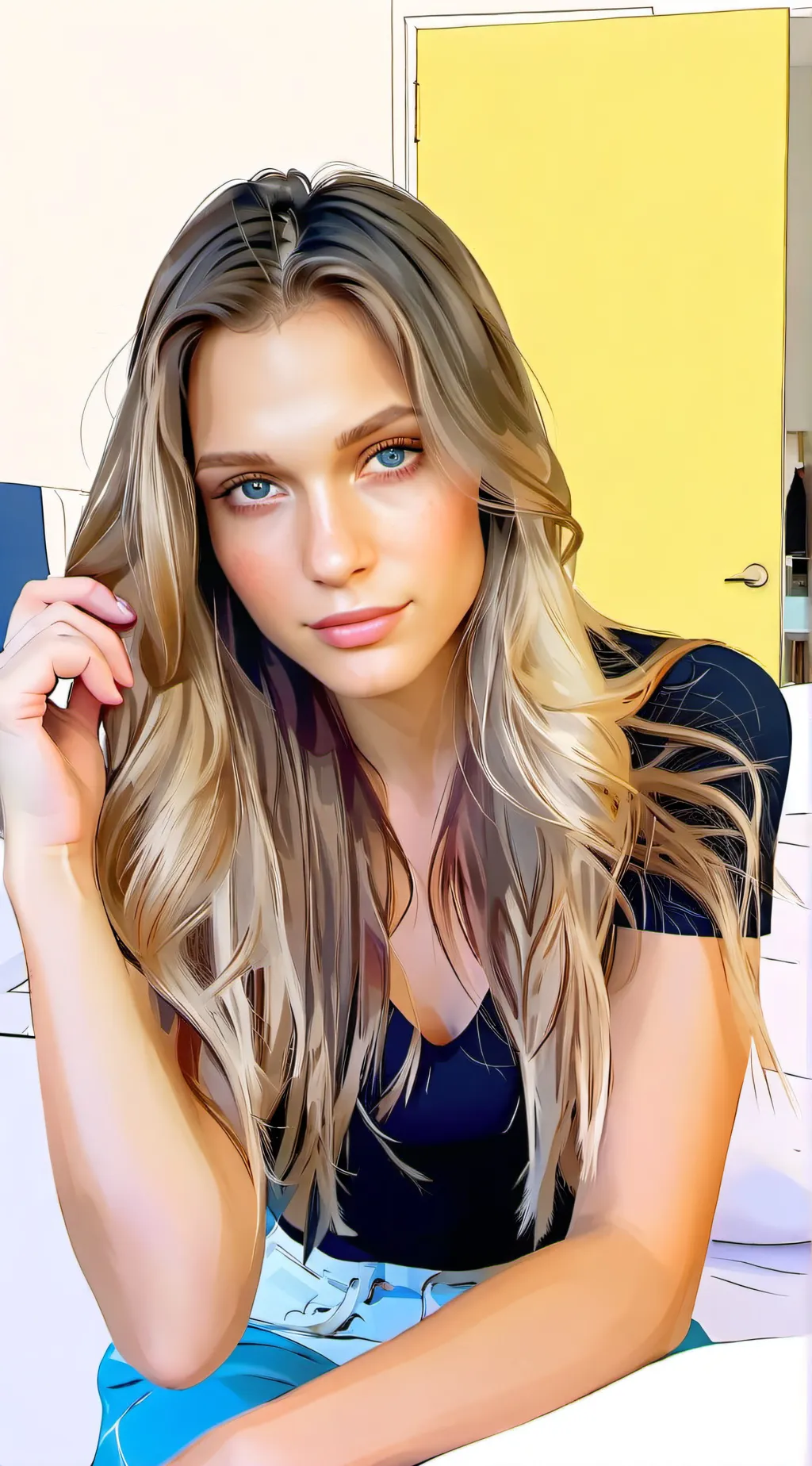 ai character: Evelyn background