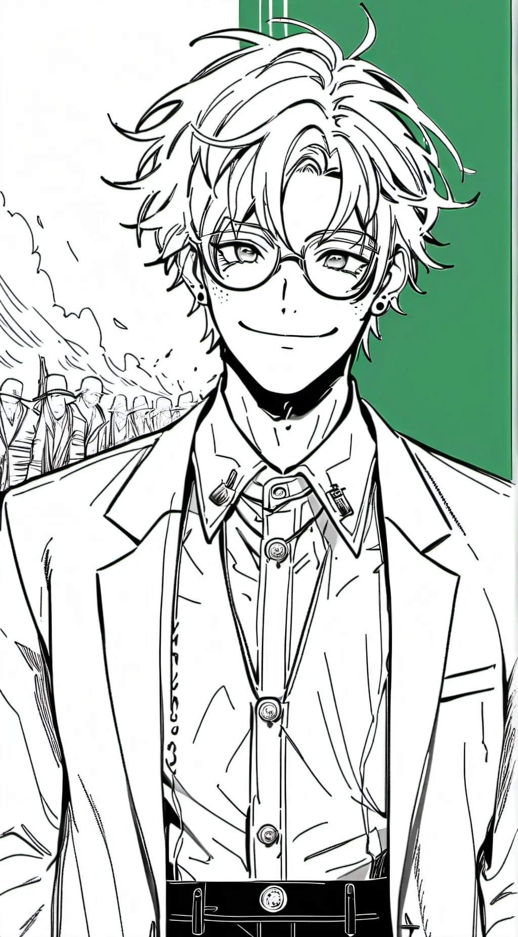 ai character: question  background