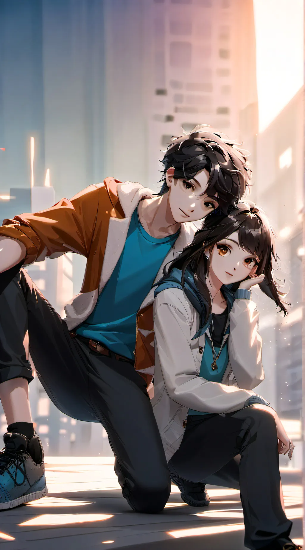 ai character: ☆Alice and jake☆ background