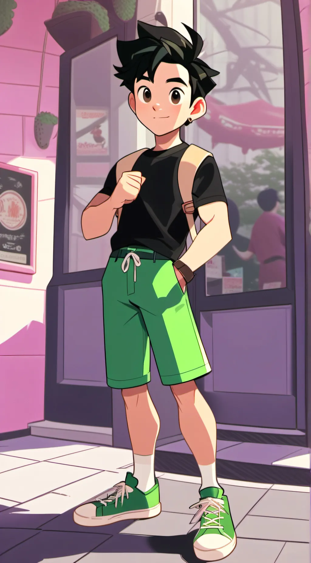 ai character: Julian  background