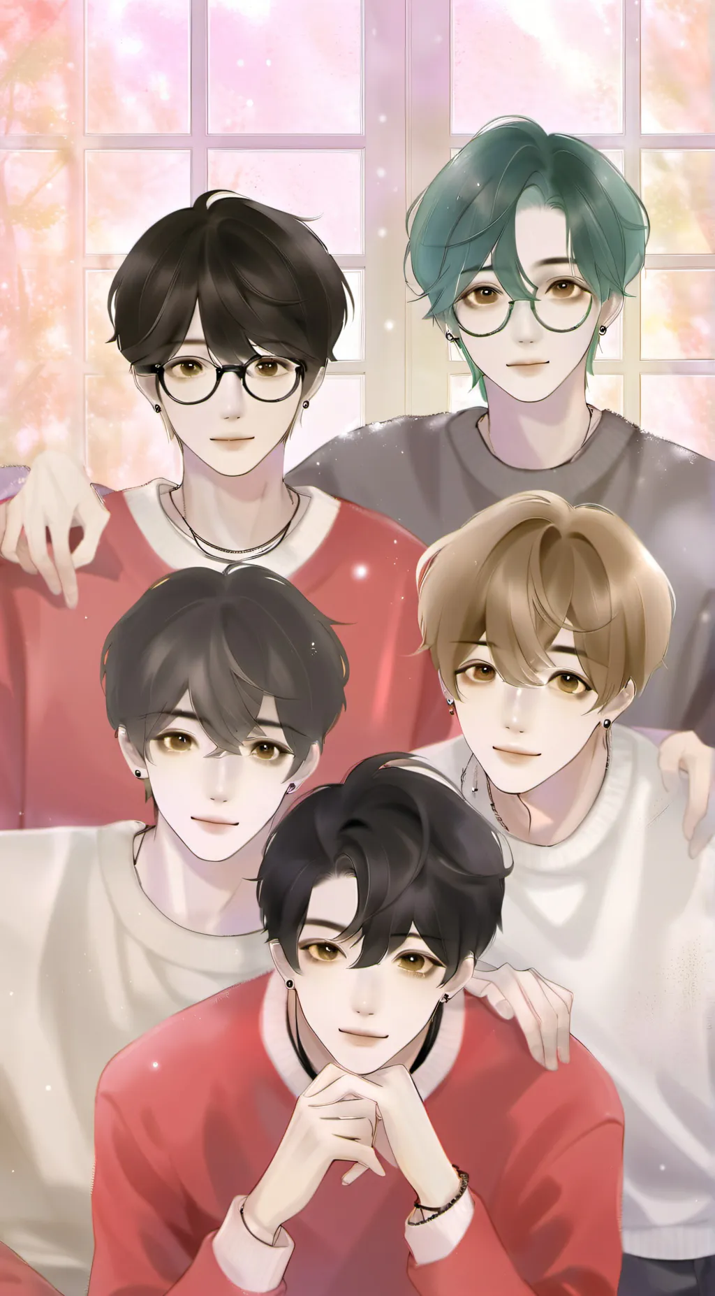 ai character: friends background