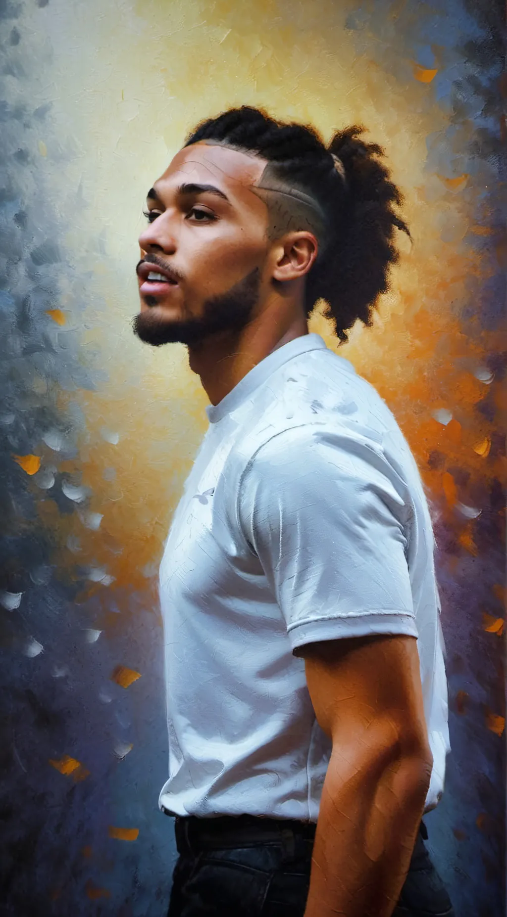 ai character: Justin background