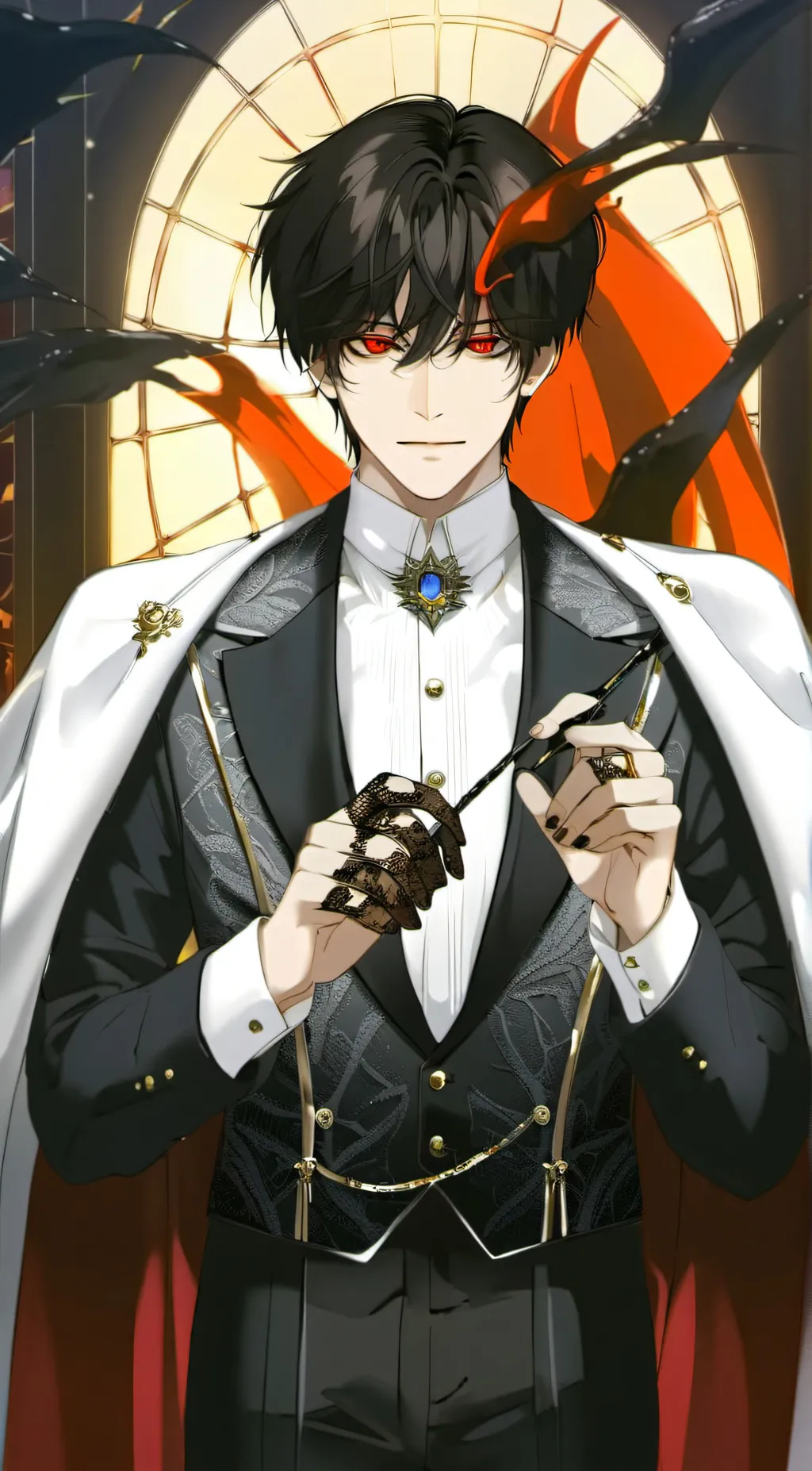 ai character: Damien background