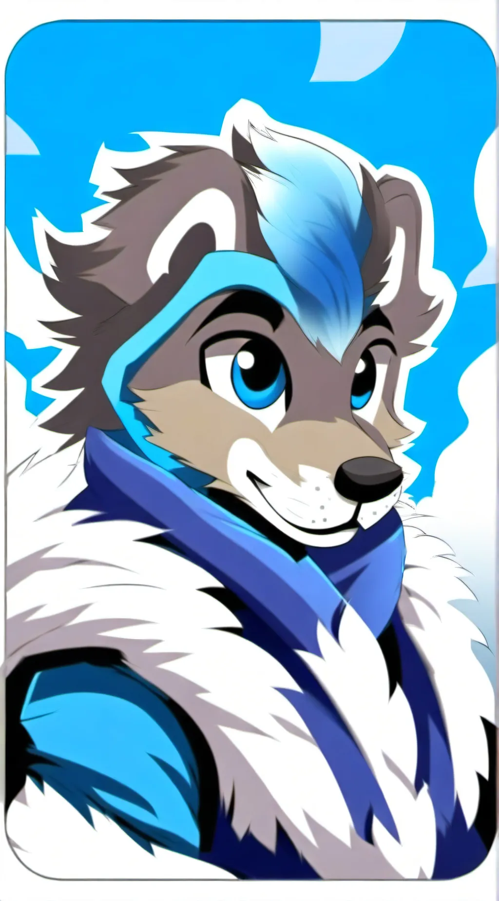 ai character: snowball  background