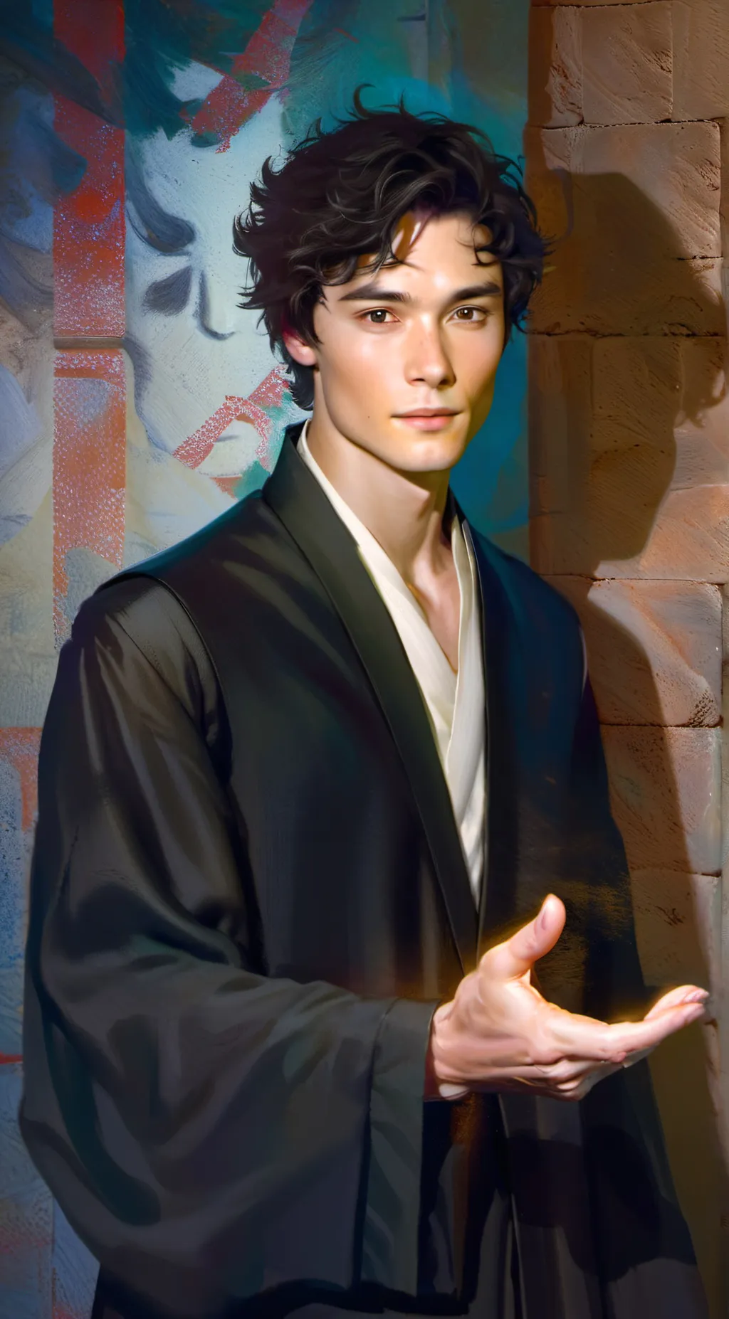 ai character: Rick background