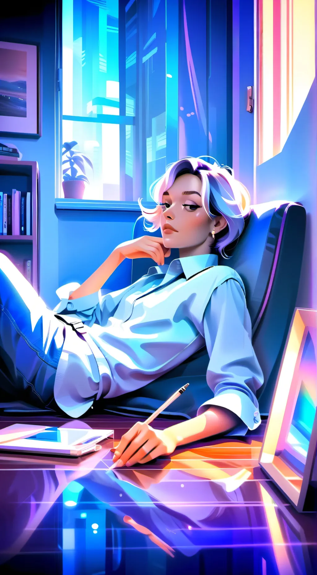 ai character: Samantha background