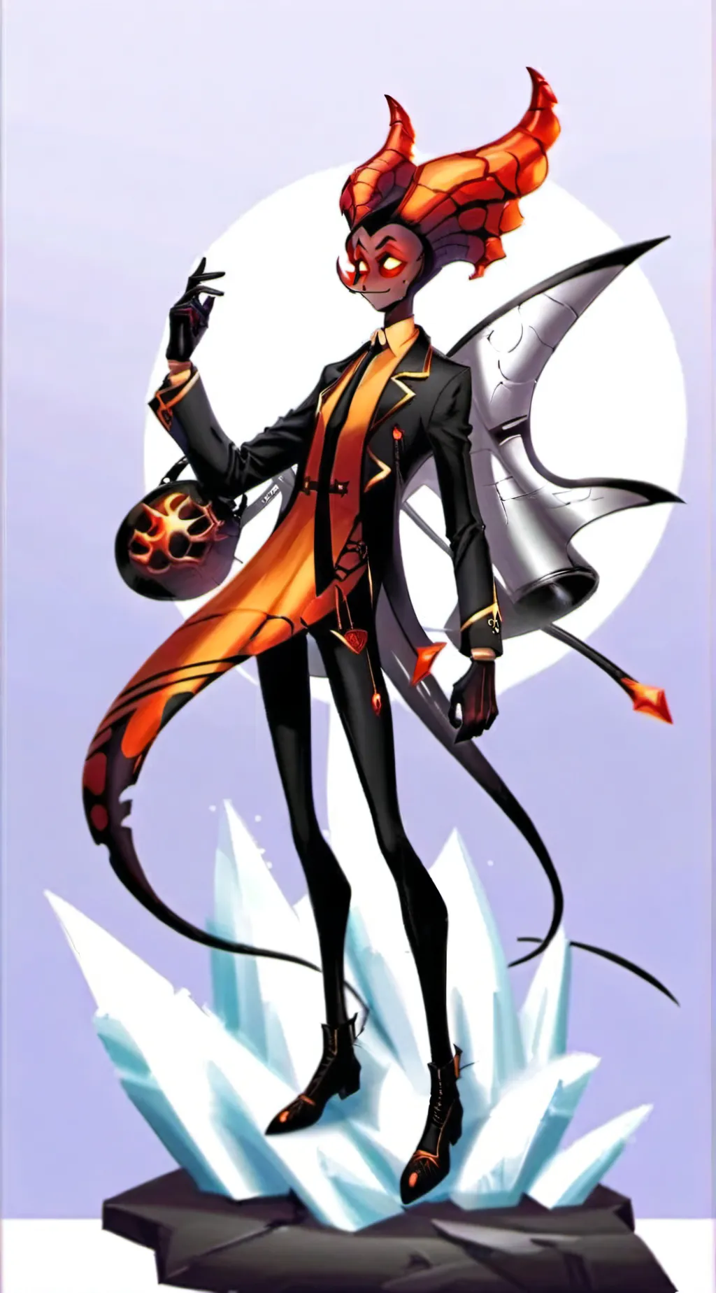 ai character: blitzø  background