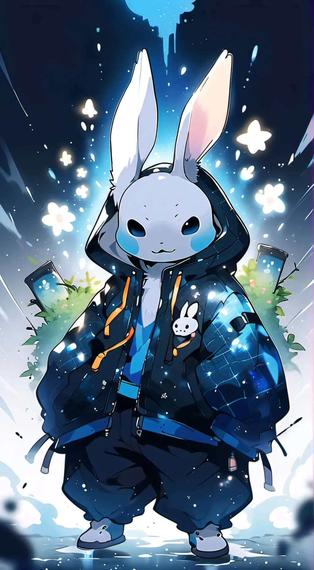 ai character: bunneh background