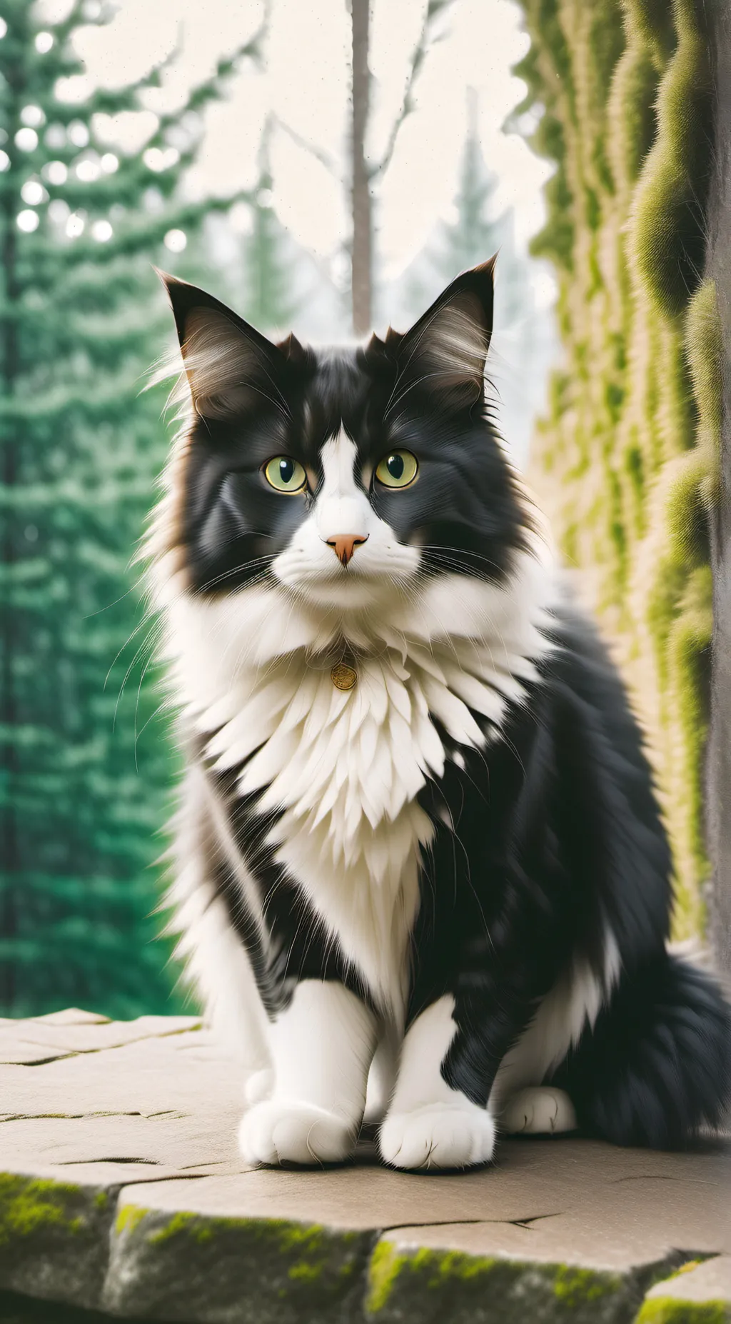 ai character: flower background