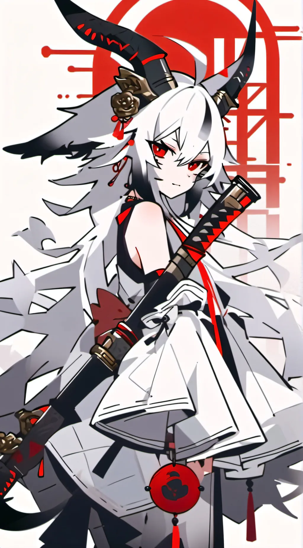 ai character: fox girl background