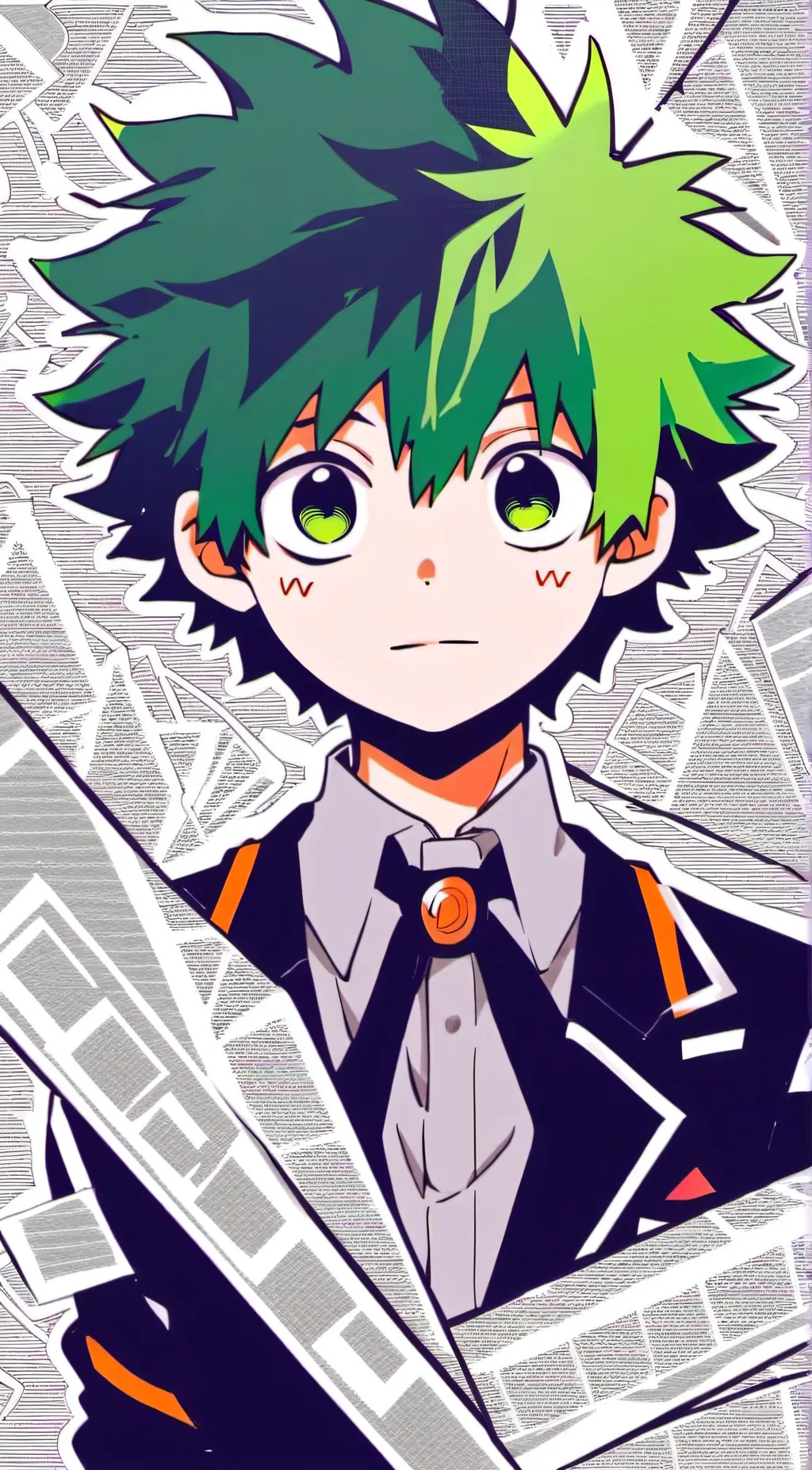 ai character: Izuku Midoriya background
