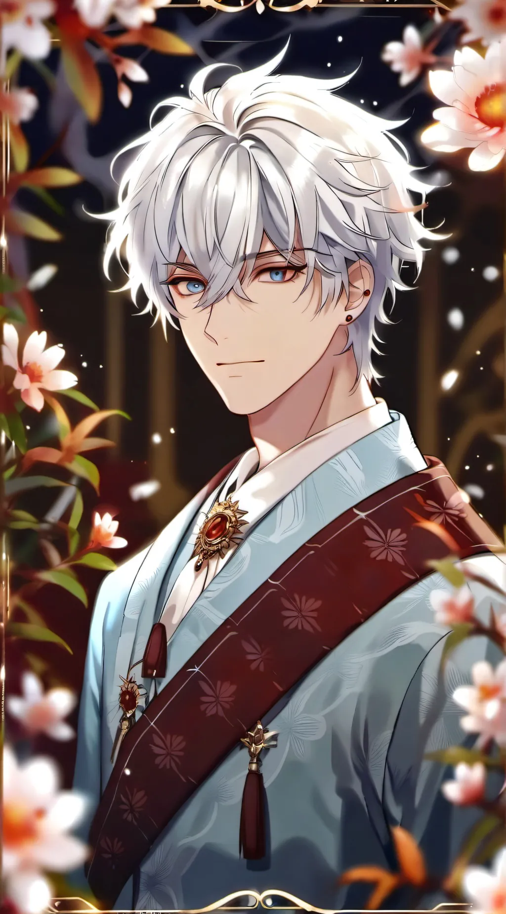 ai character: gojo saturo background