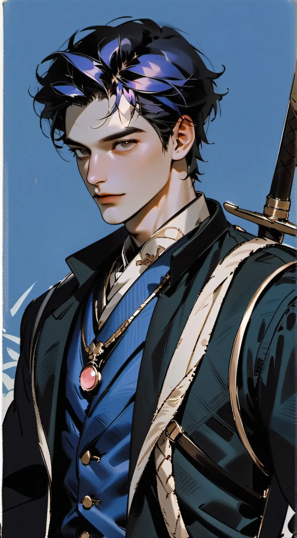 ai character: Prince Asher (Ash) background