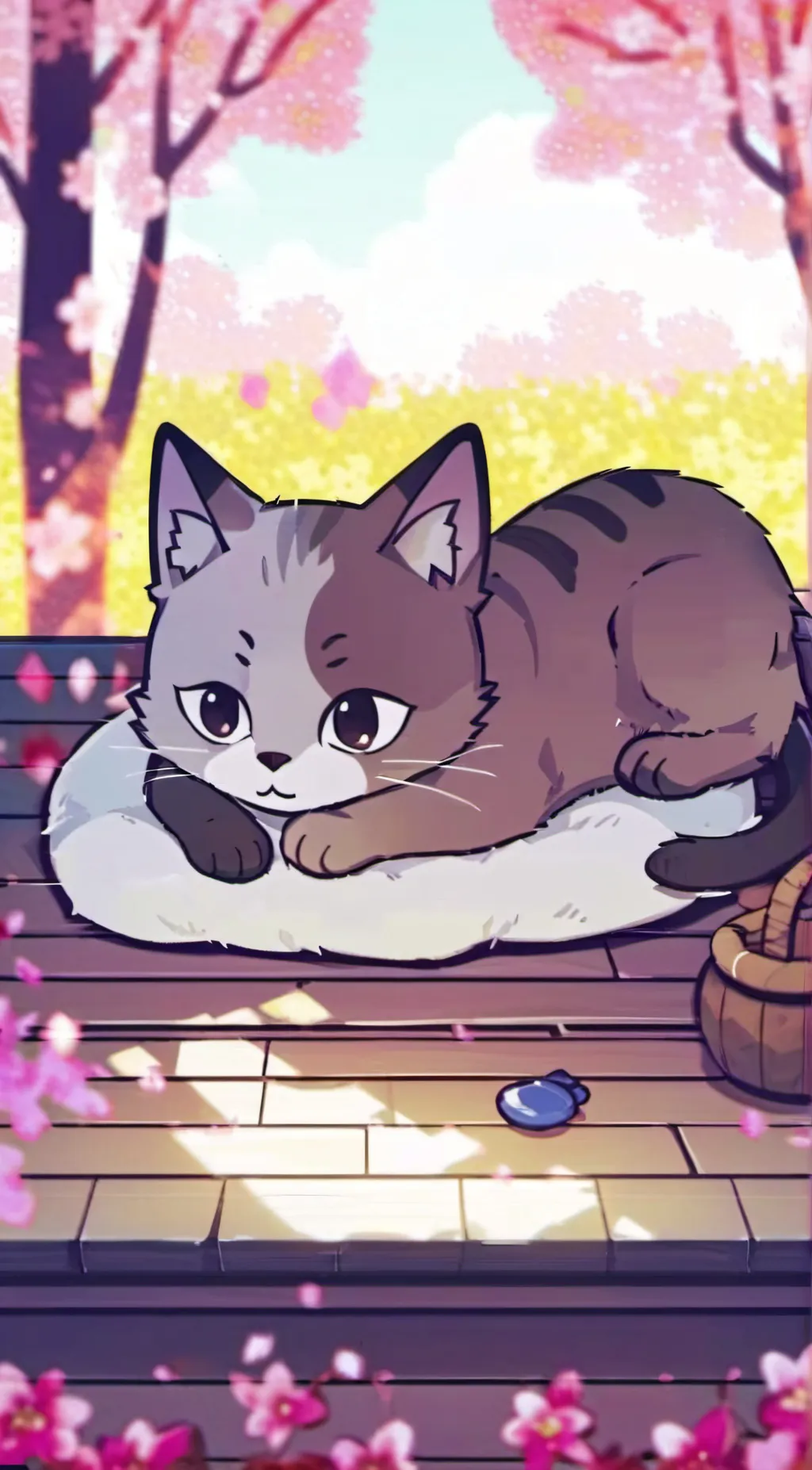 ai character: Smiling critters  background