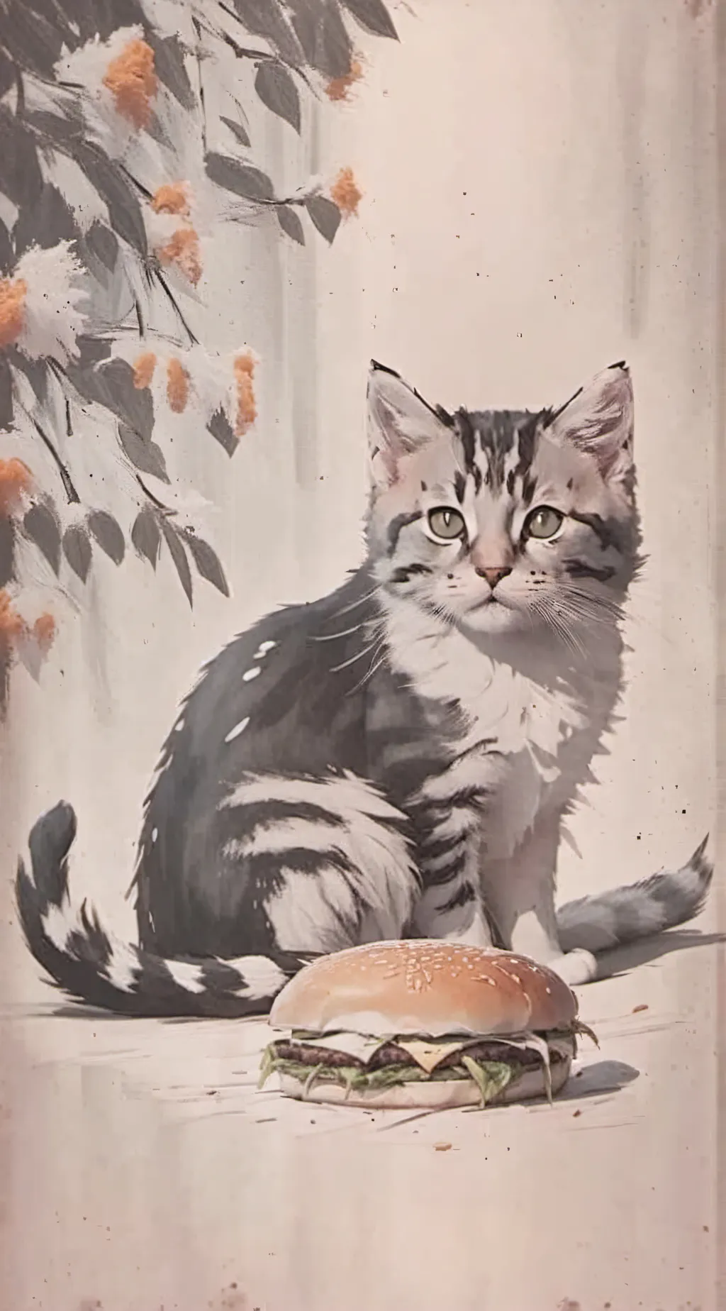 ai character: hey kitty  background