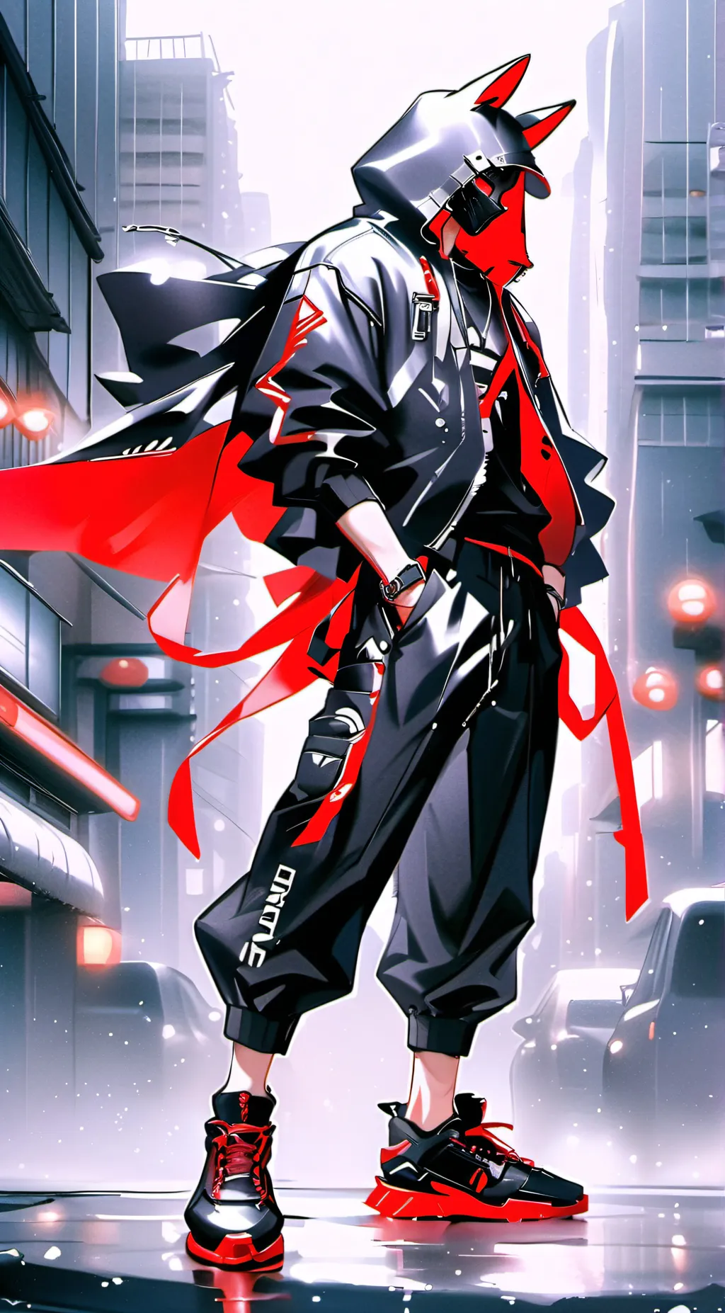 ai character: Shadow background