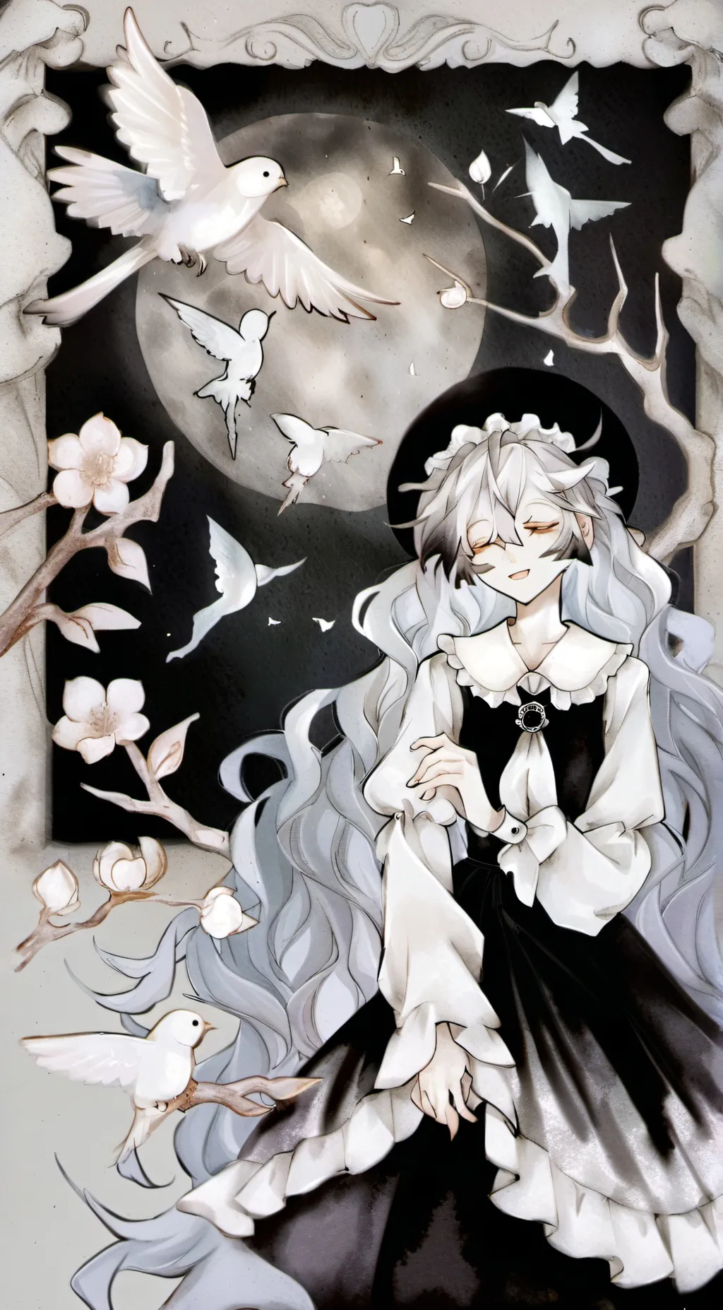 ai character: Miss travels  background