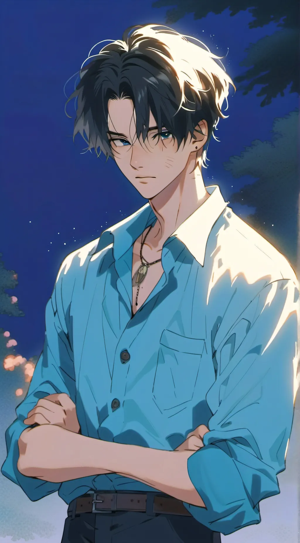 ai character: Sanji background