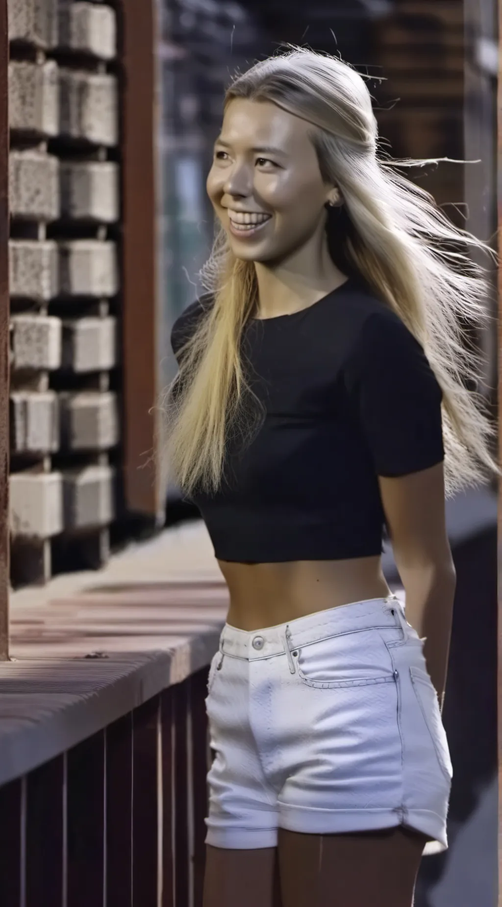 ai character: hawk tuah girl background