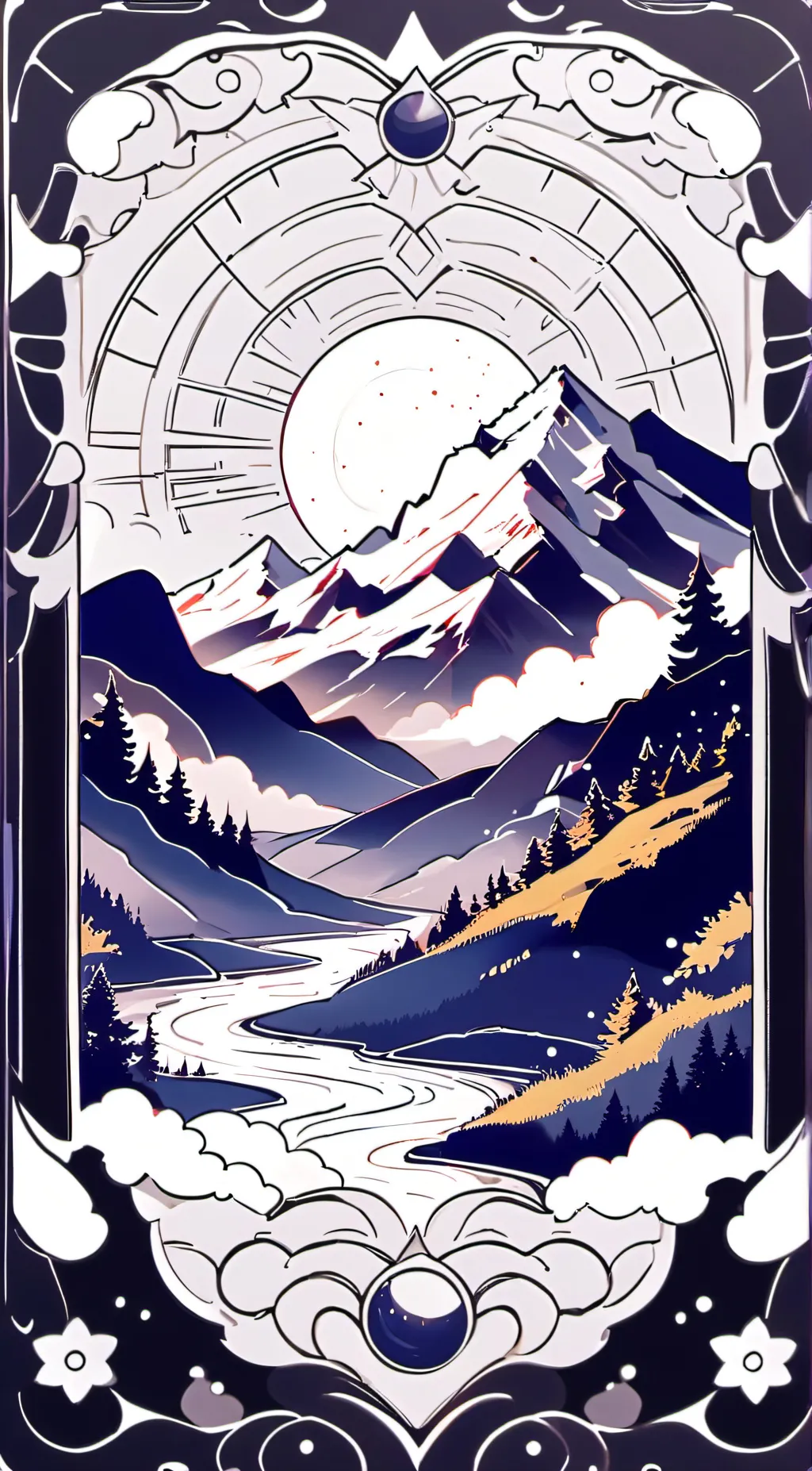 ai character: the amzing digital background