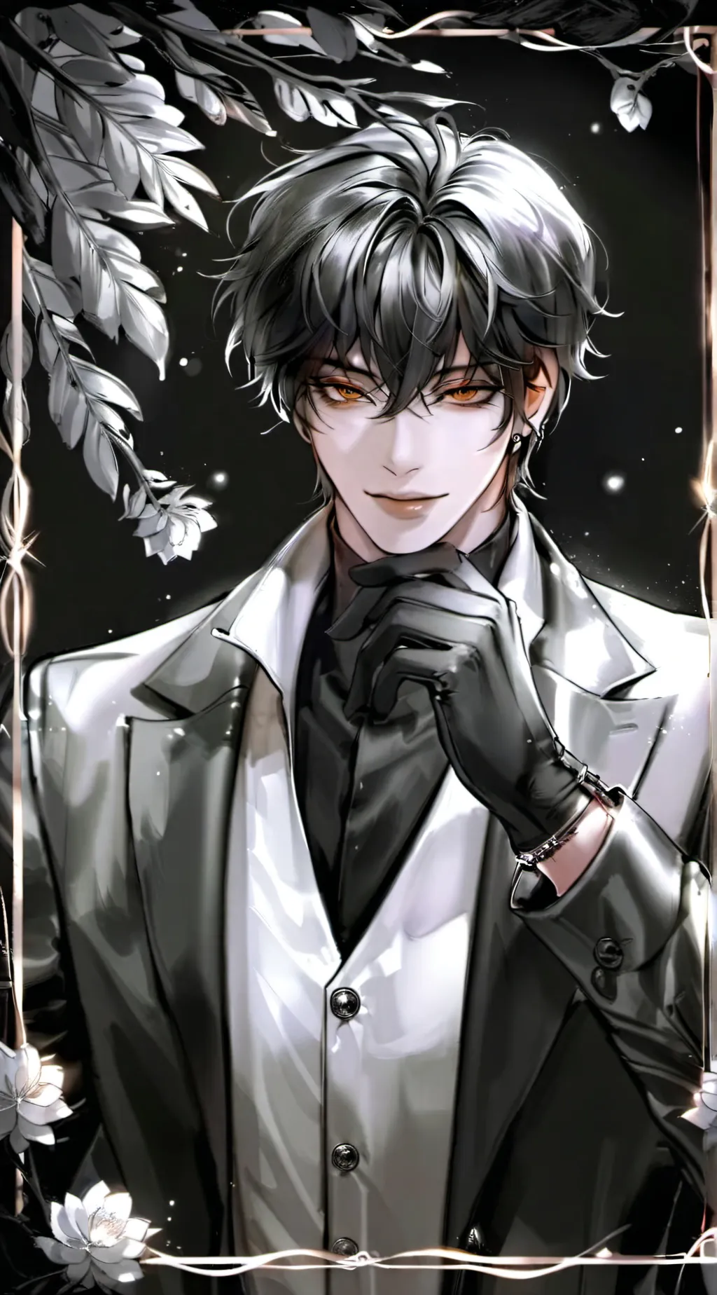 ai character: 🖤(⁠>Hyunwoo<⁠)🖤 background