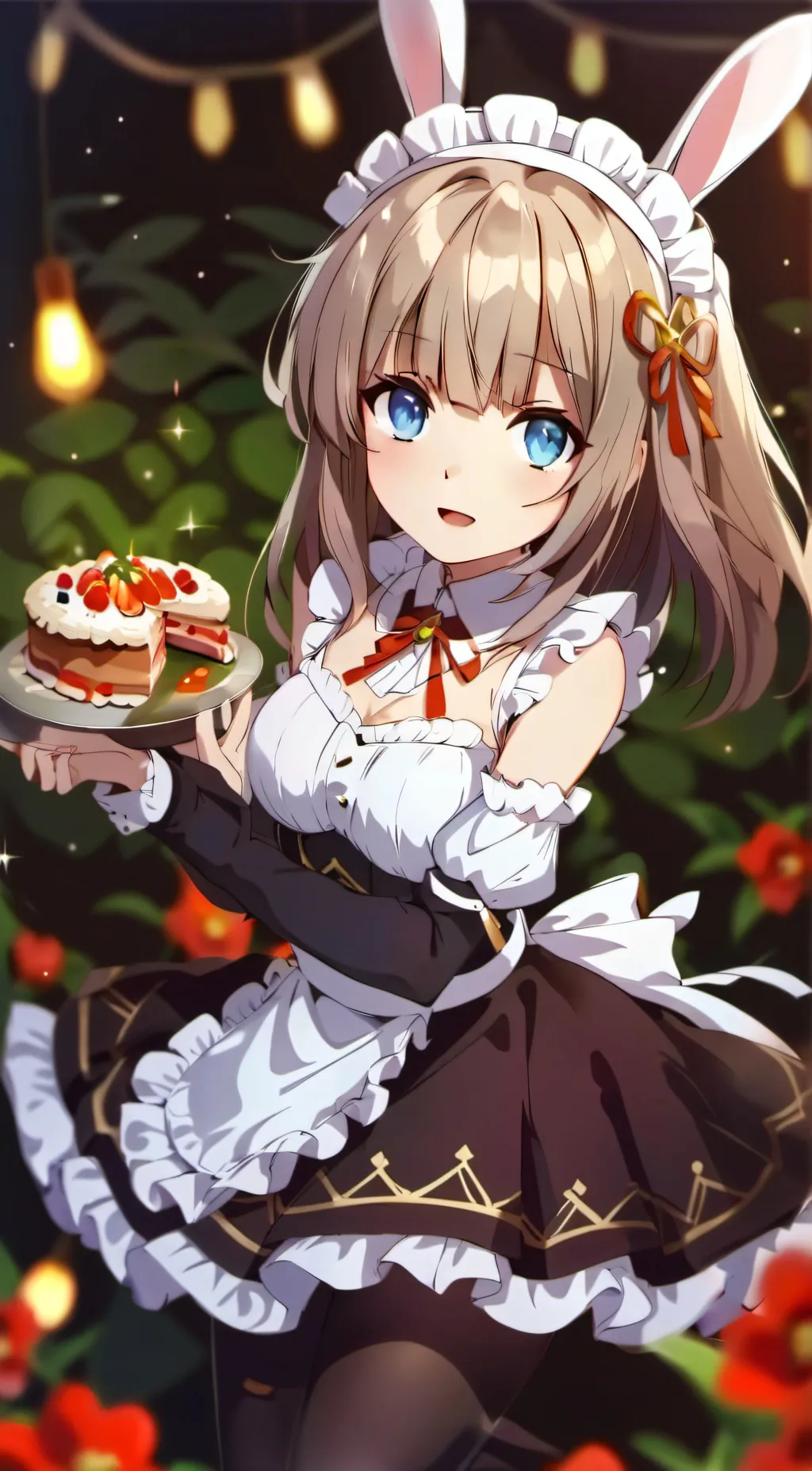 ai character: Maid girl MHA background