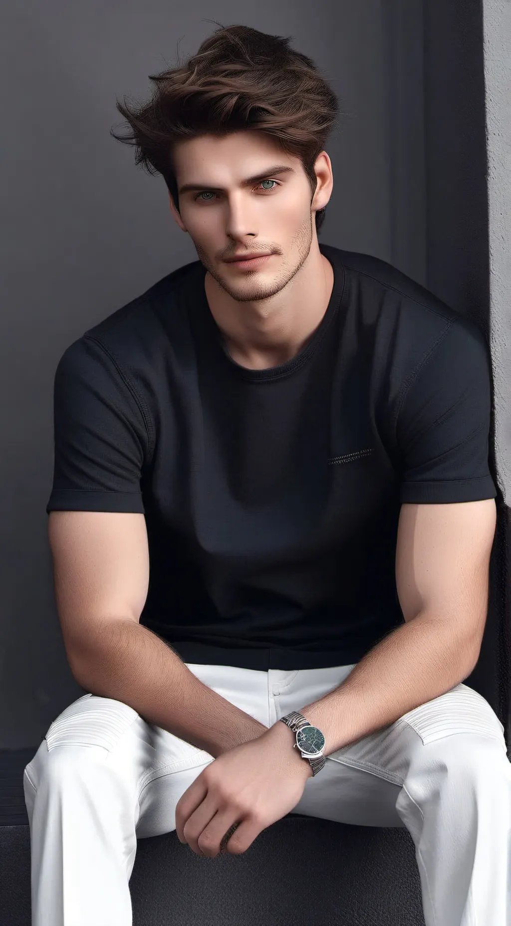 ai character: Jake Marie  background