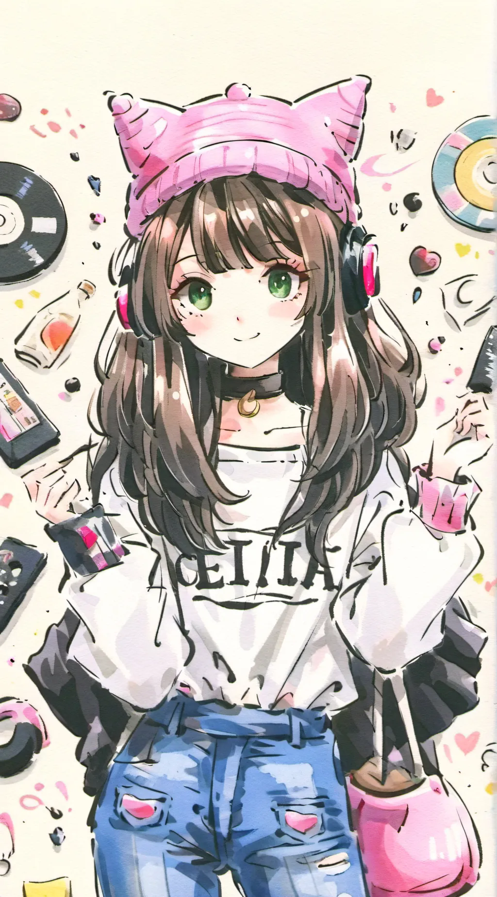 ai character: please don't use background