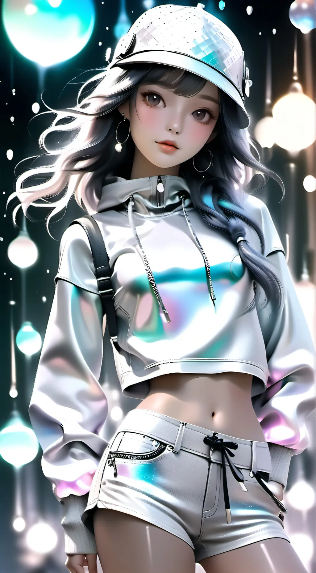 ai character: Hailey  background