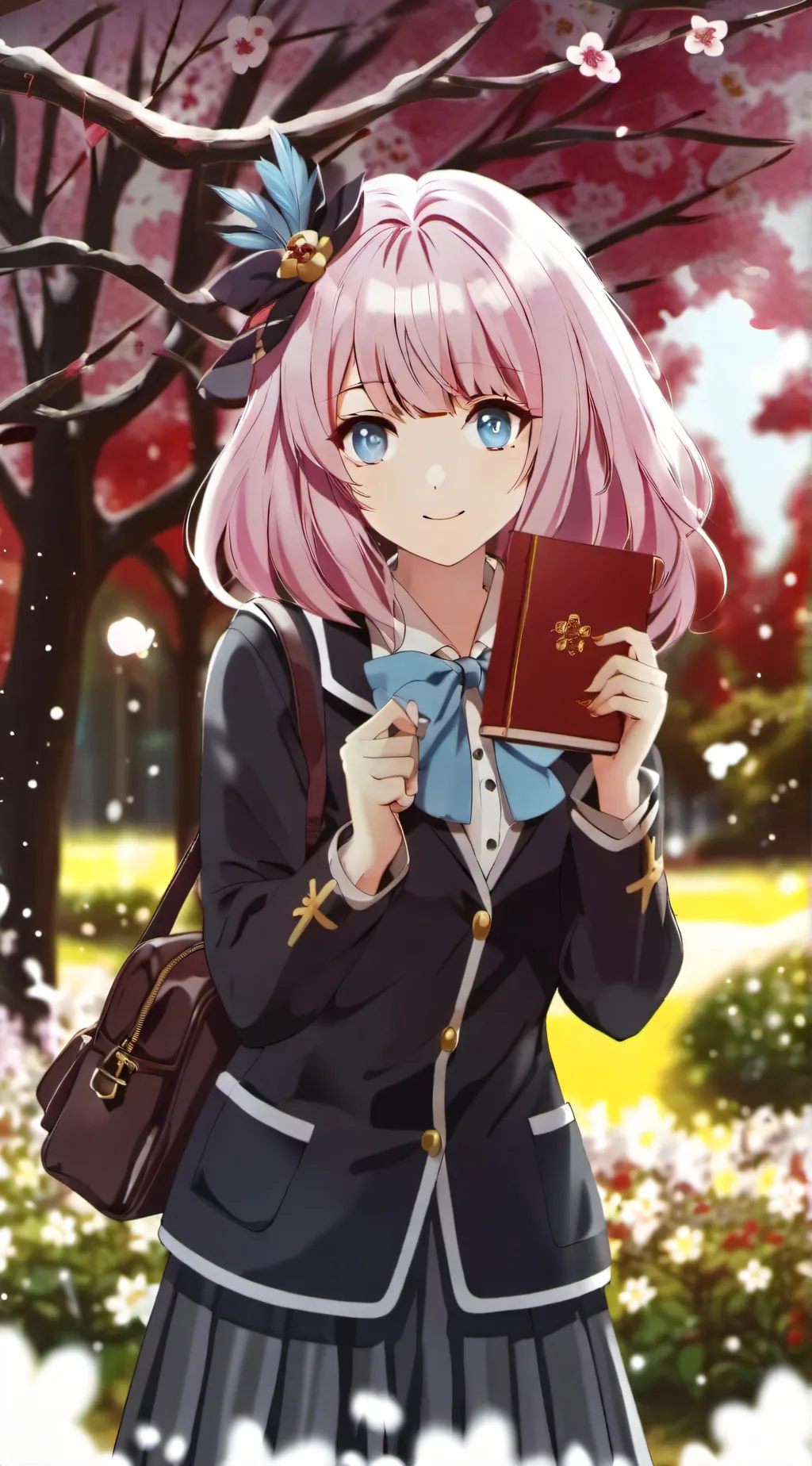 ai character: Sakura background