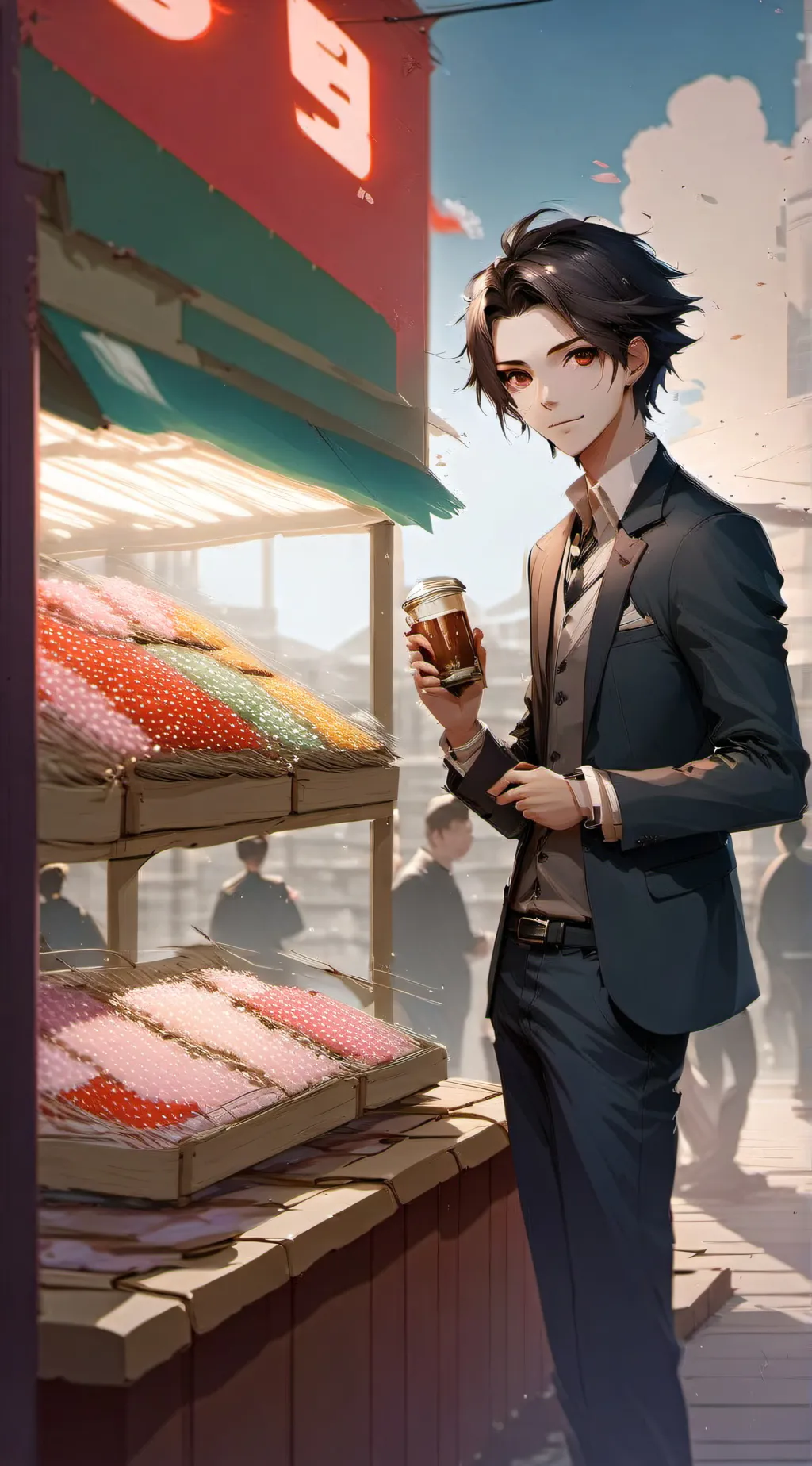 ai character: RYU  background