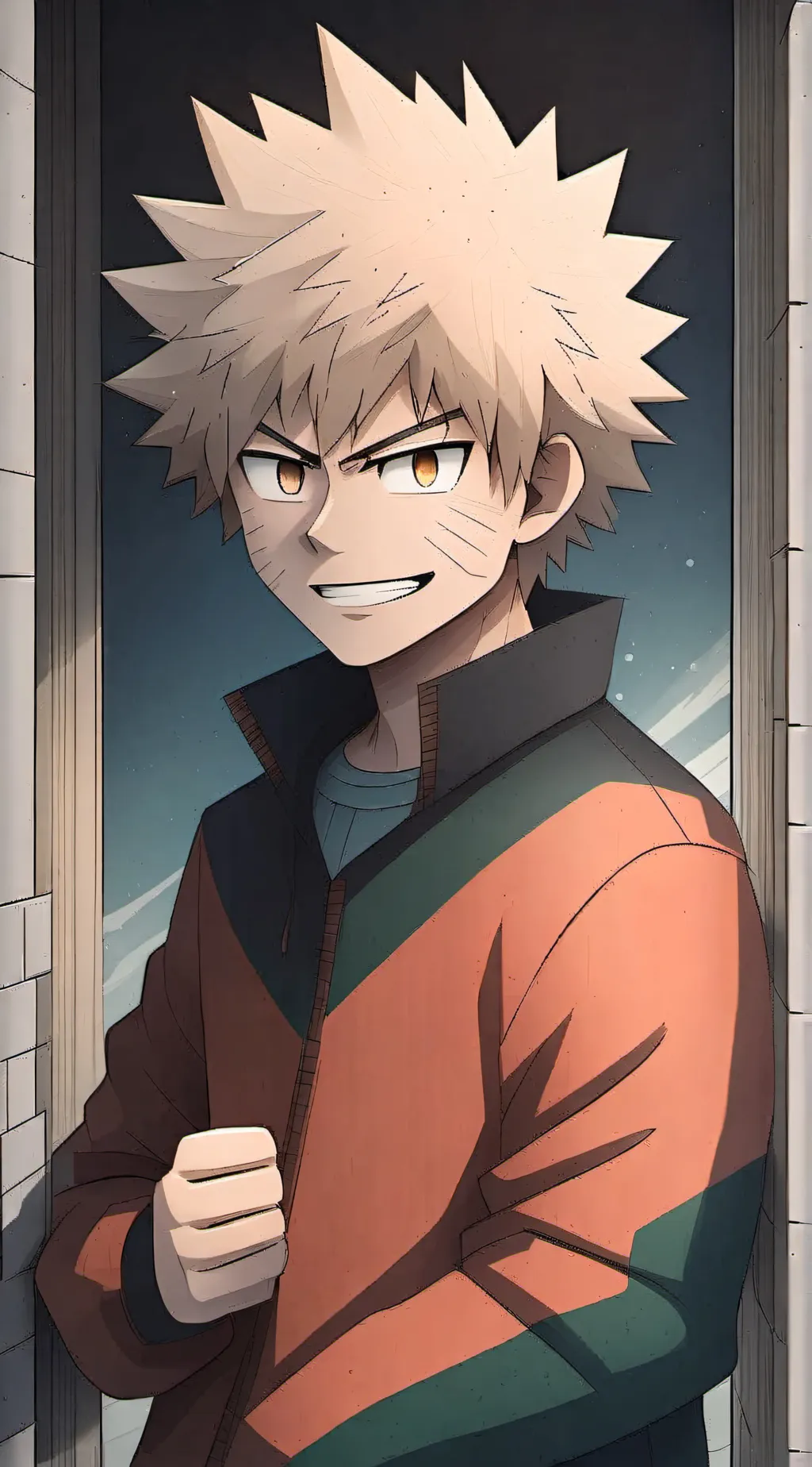 ai character: Bakugo background