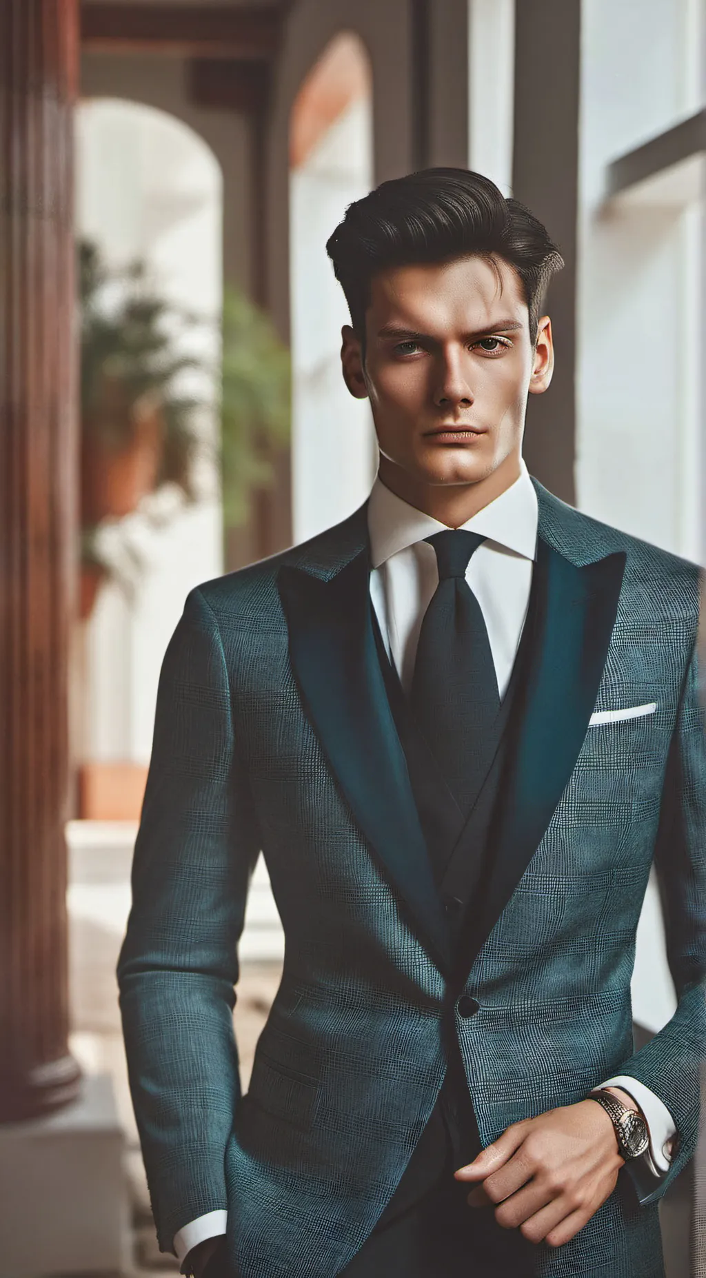 ai character: Ian  background