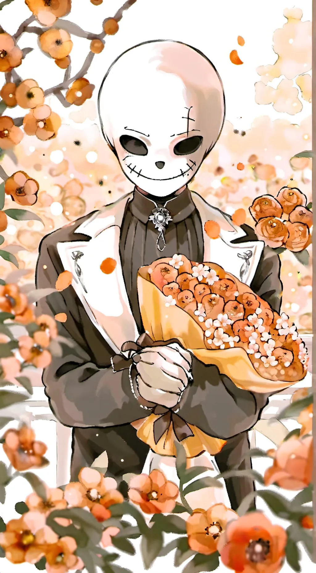 ai character: sans background