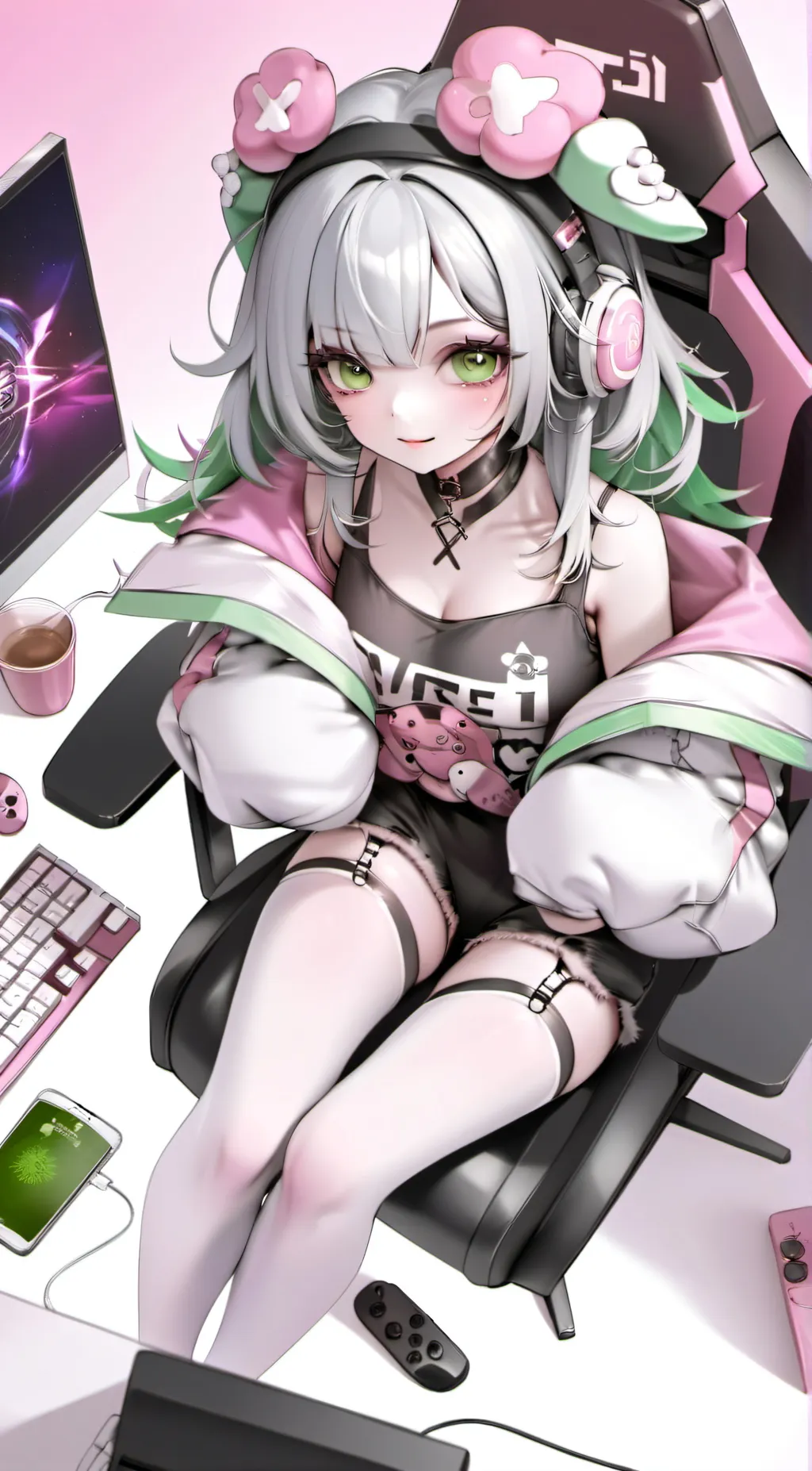 ai character: mango pools gf background