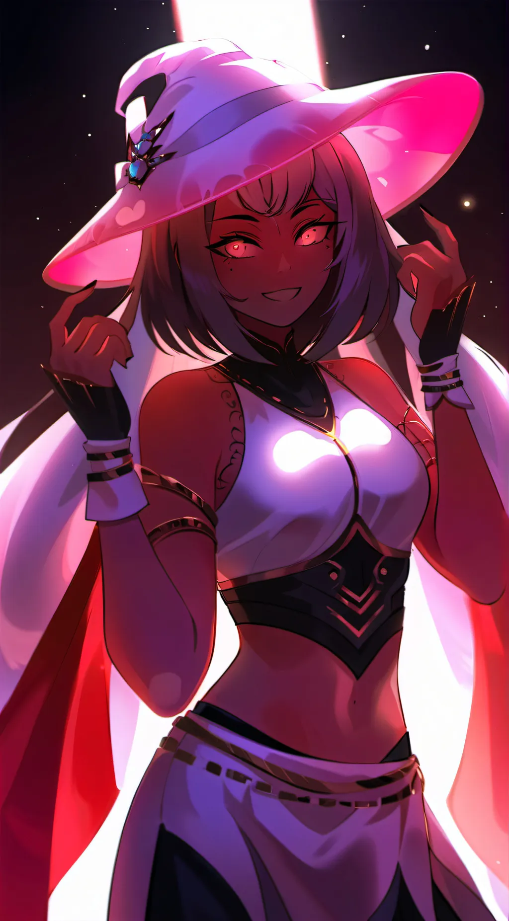 ai character: velvet  background