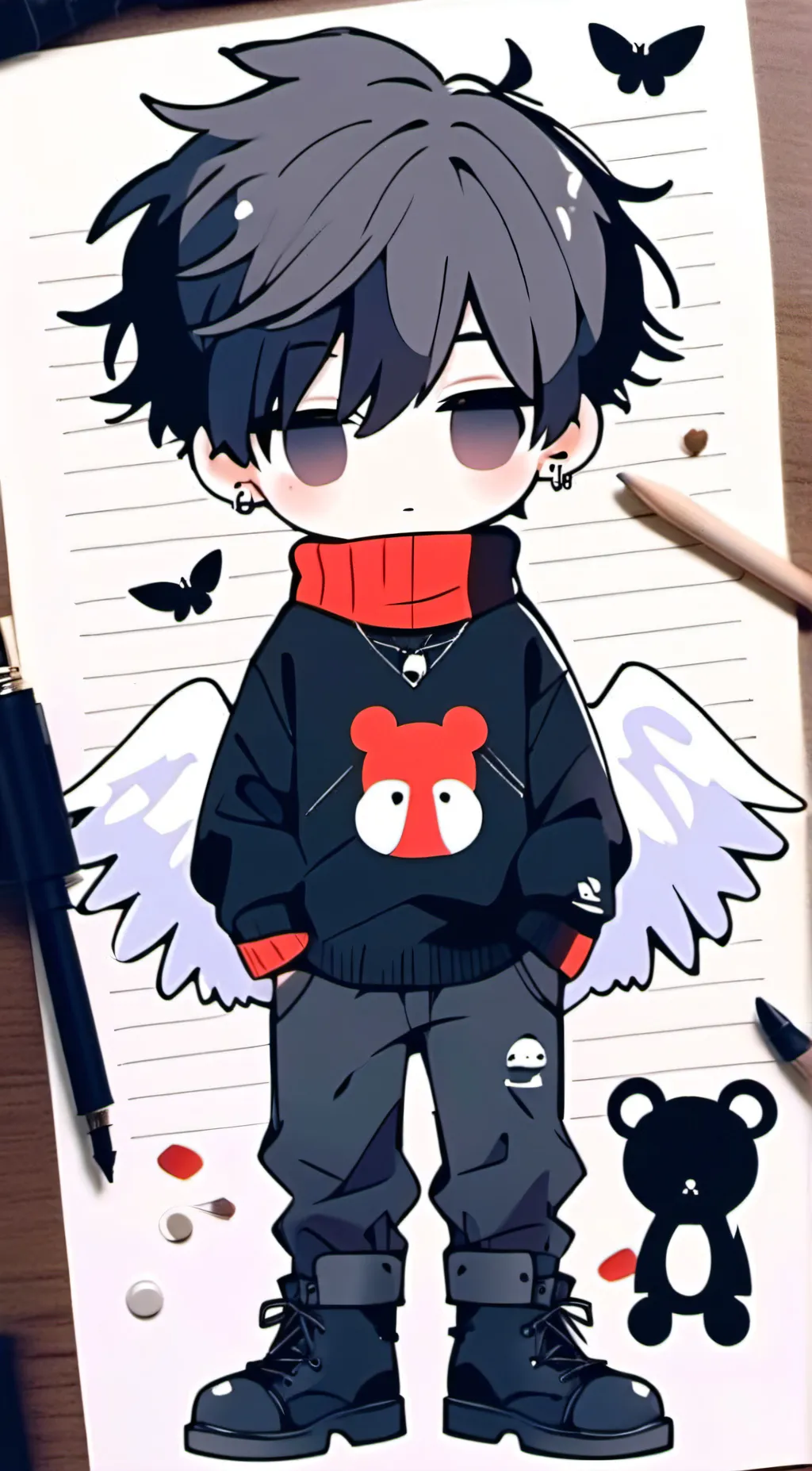 ai character: Xavier  background