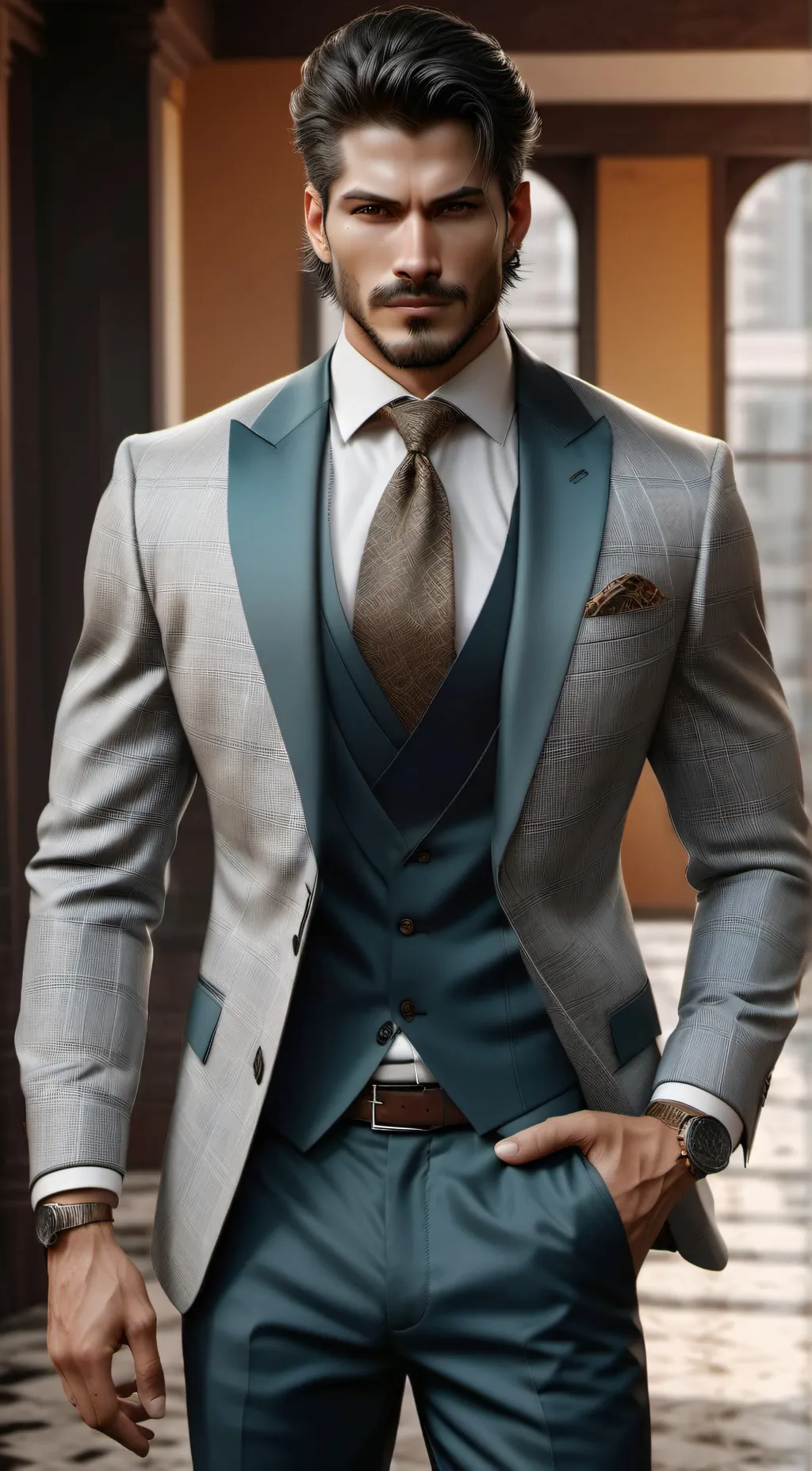 ai character: drake  background