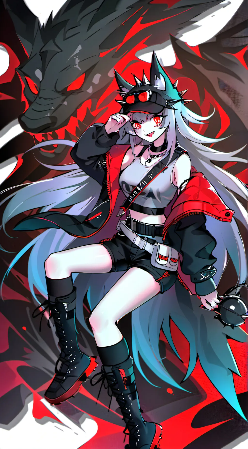 ai character: Loona background