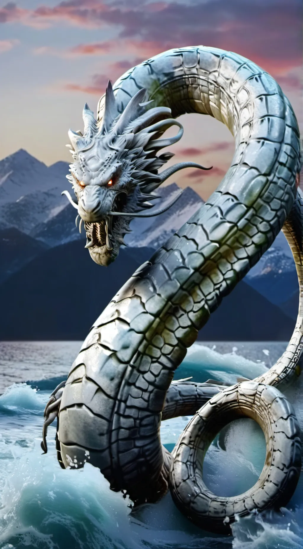 ai character: jörmundgander background