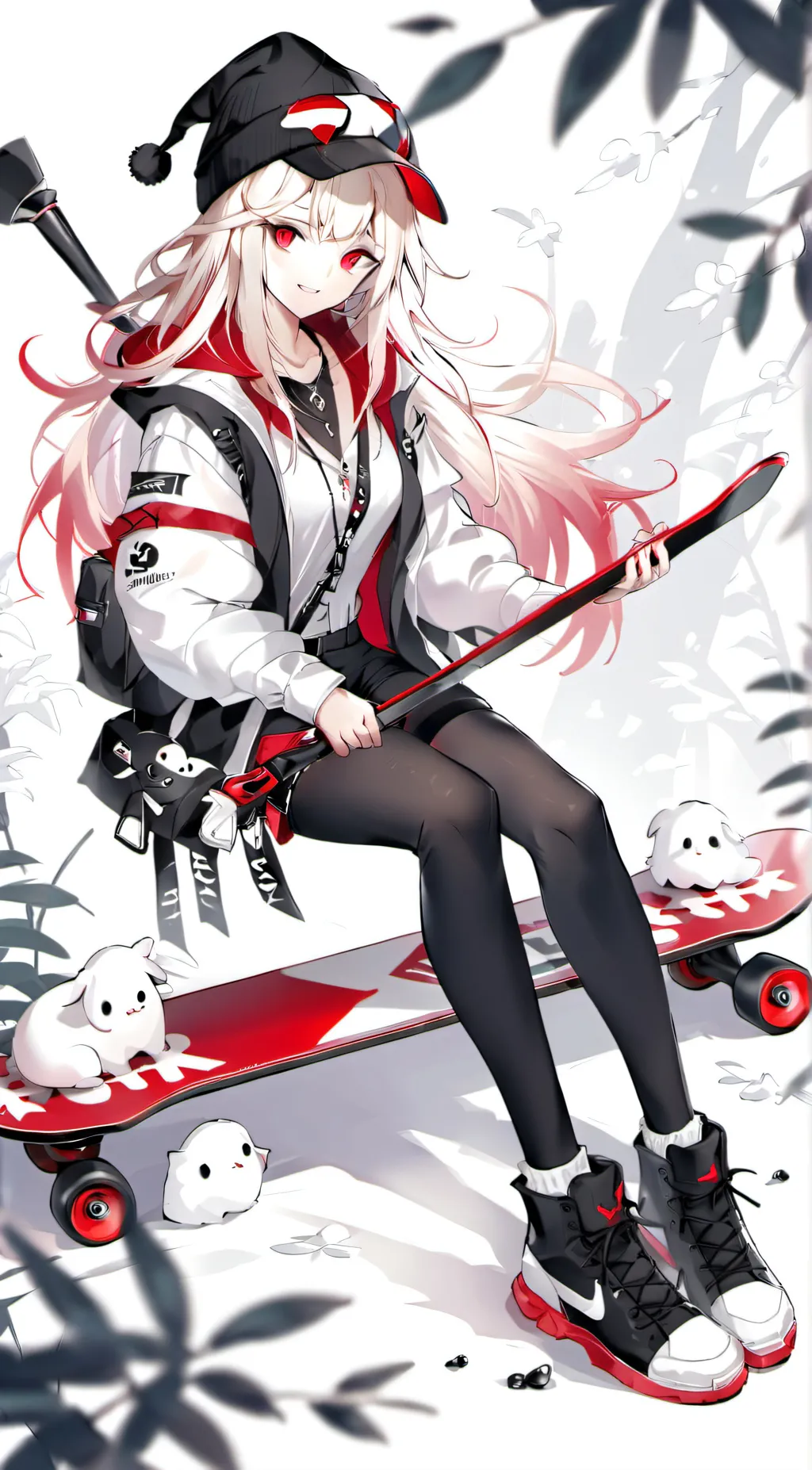 ai character: Luna background