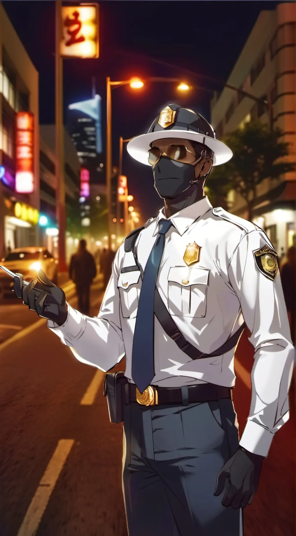 ai character: 911 background