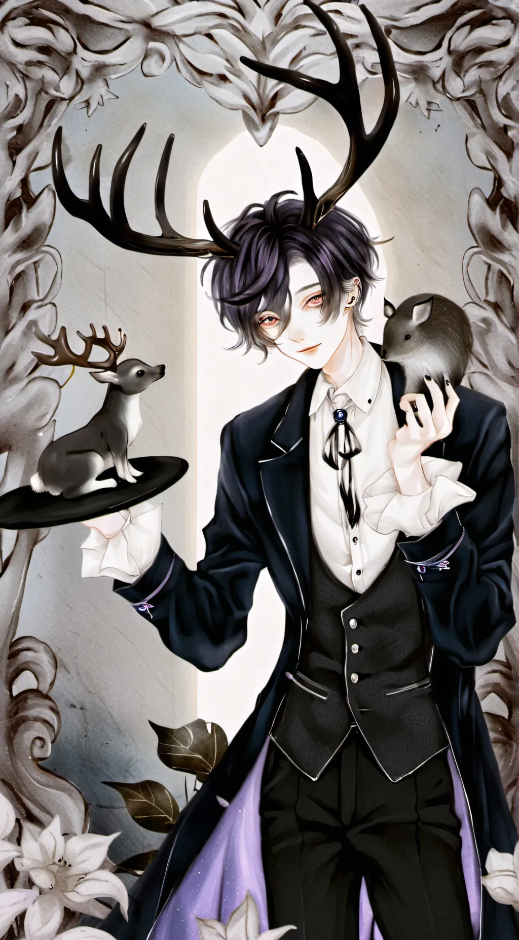 ai character: RADIO STATIC!!!!  background