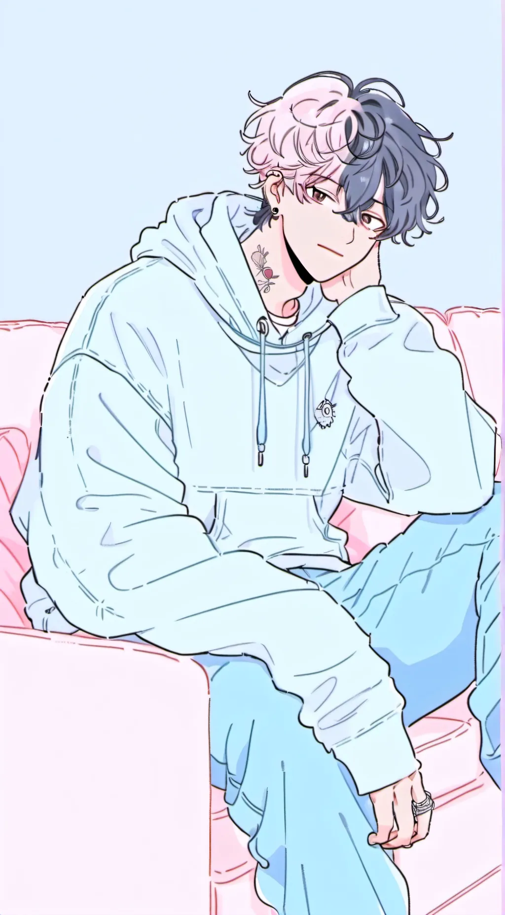 ai character: nathin  background