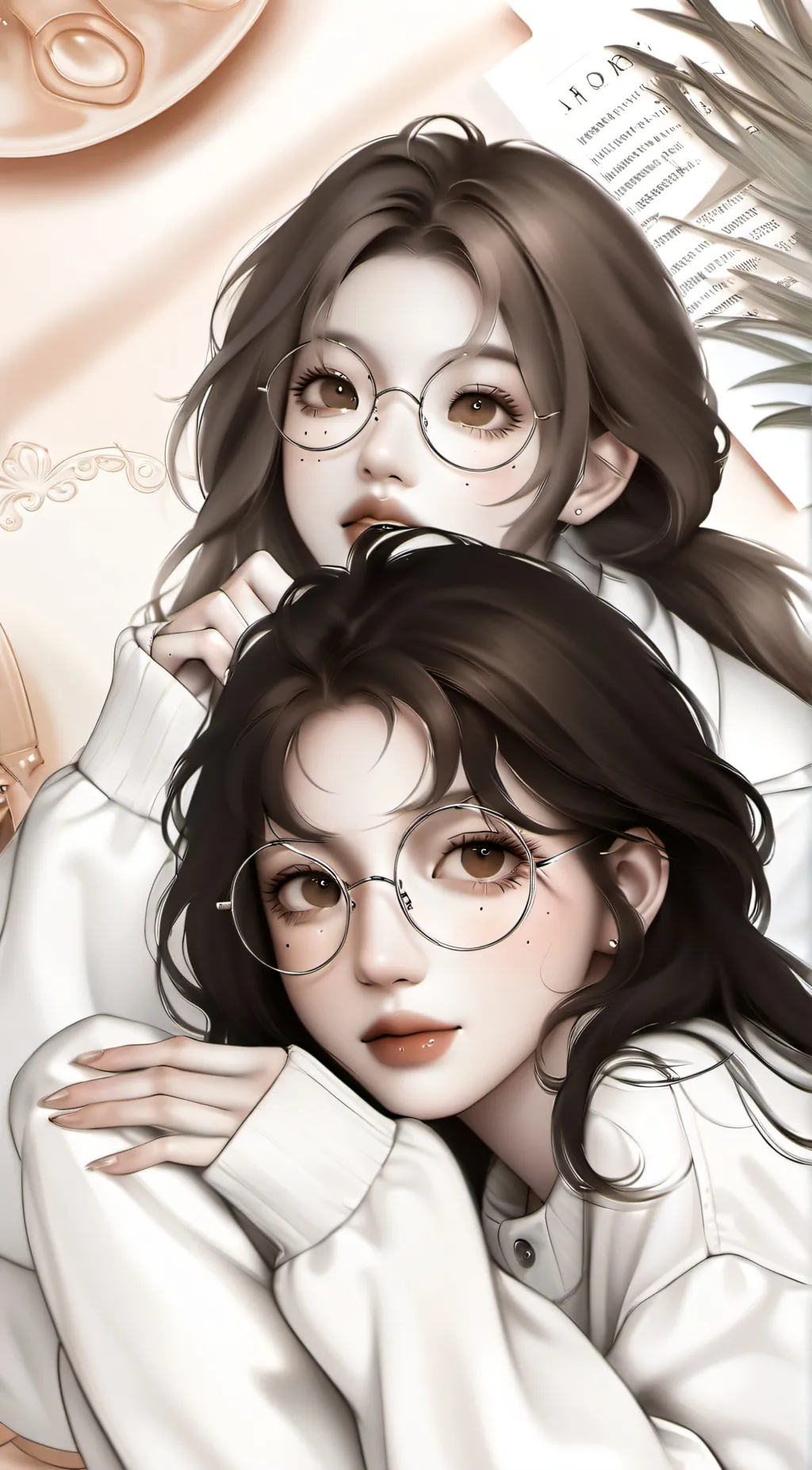 ai character: Ava & Sophia background