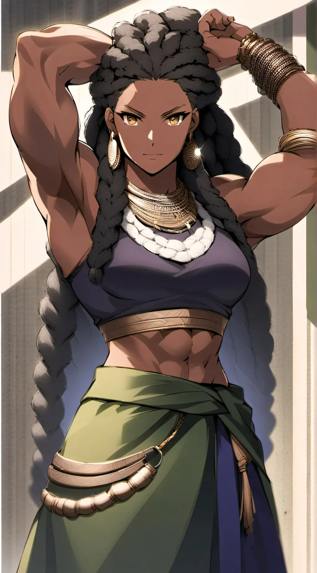 ai character: Luna background