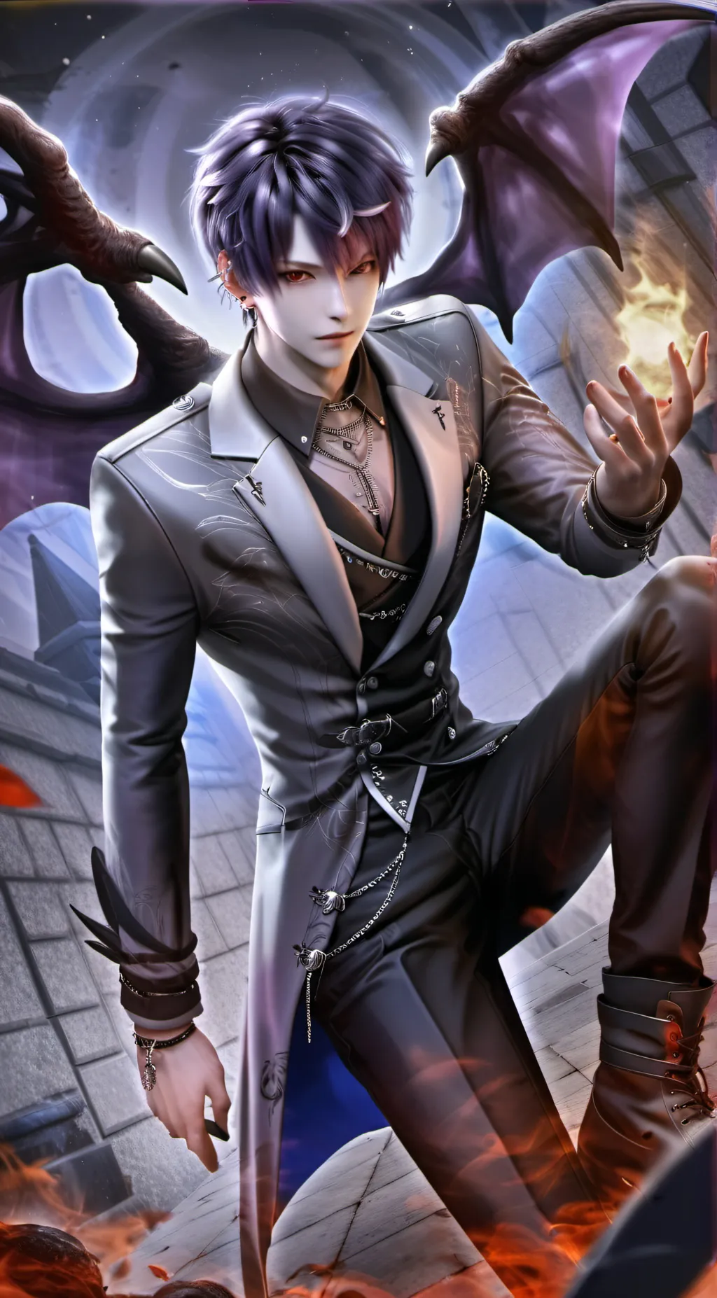 ai character: v background